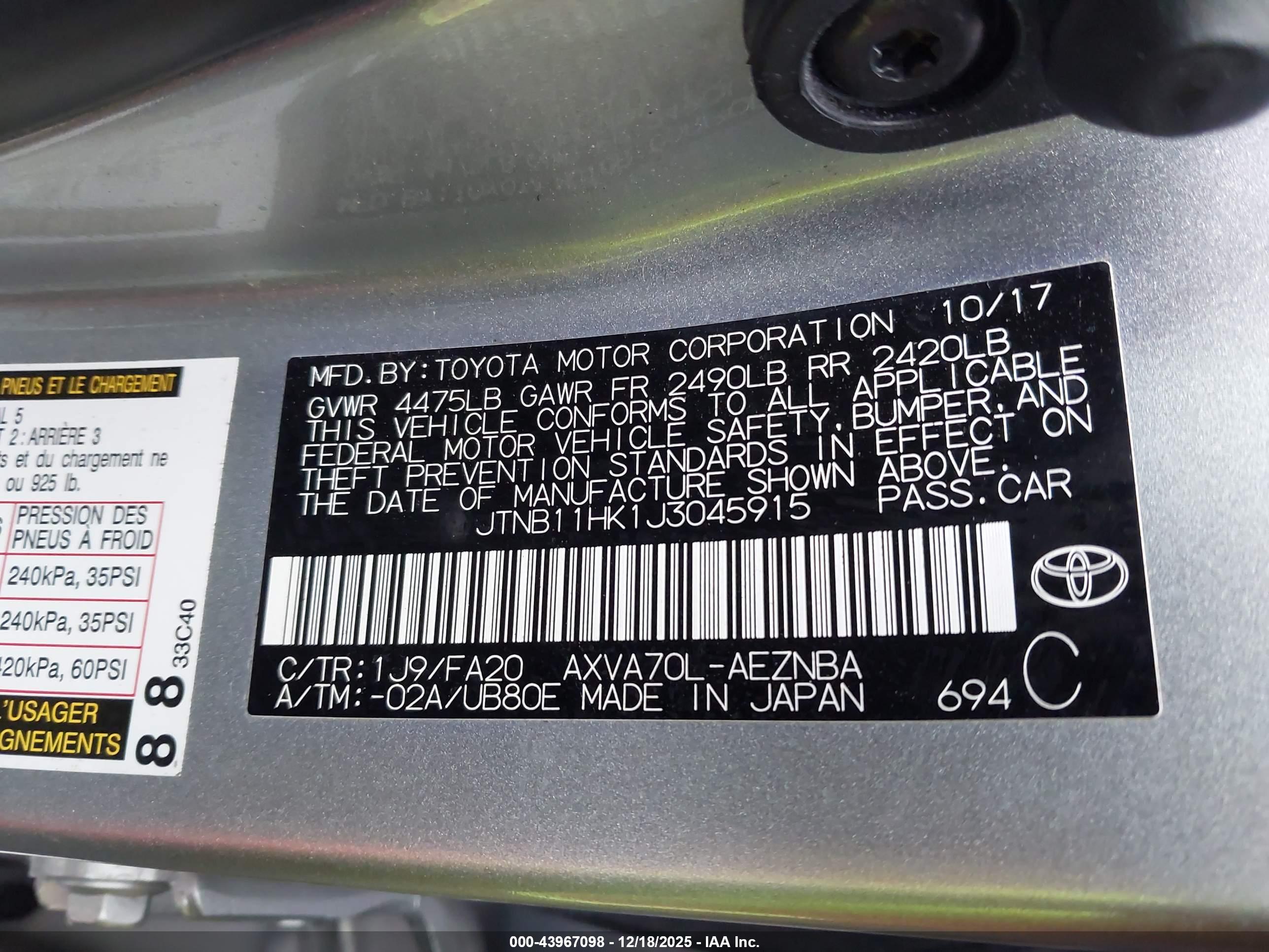 TOYOTA CAMRY image 9