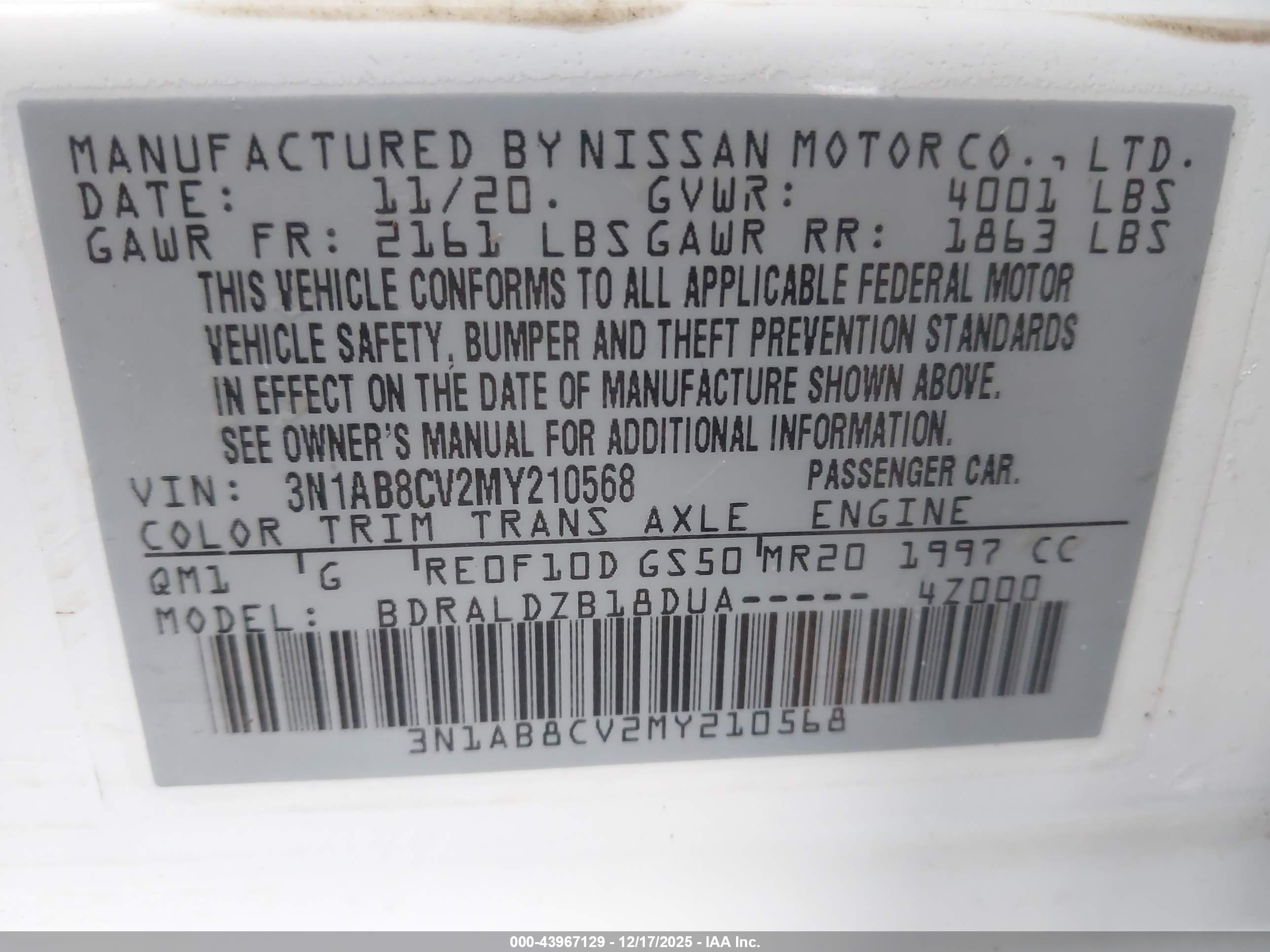 NISSAN SENTRA image 9