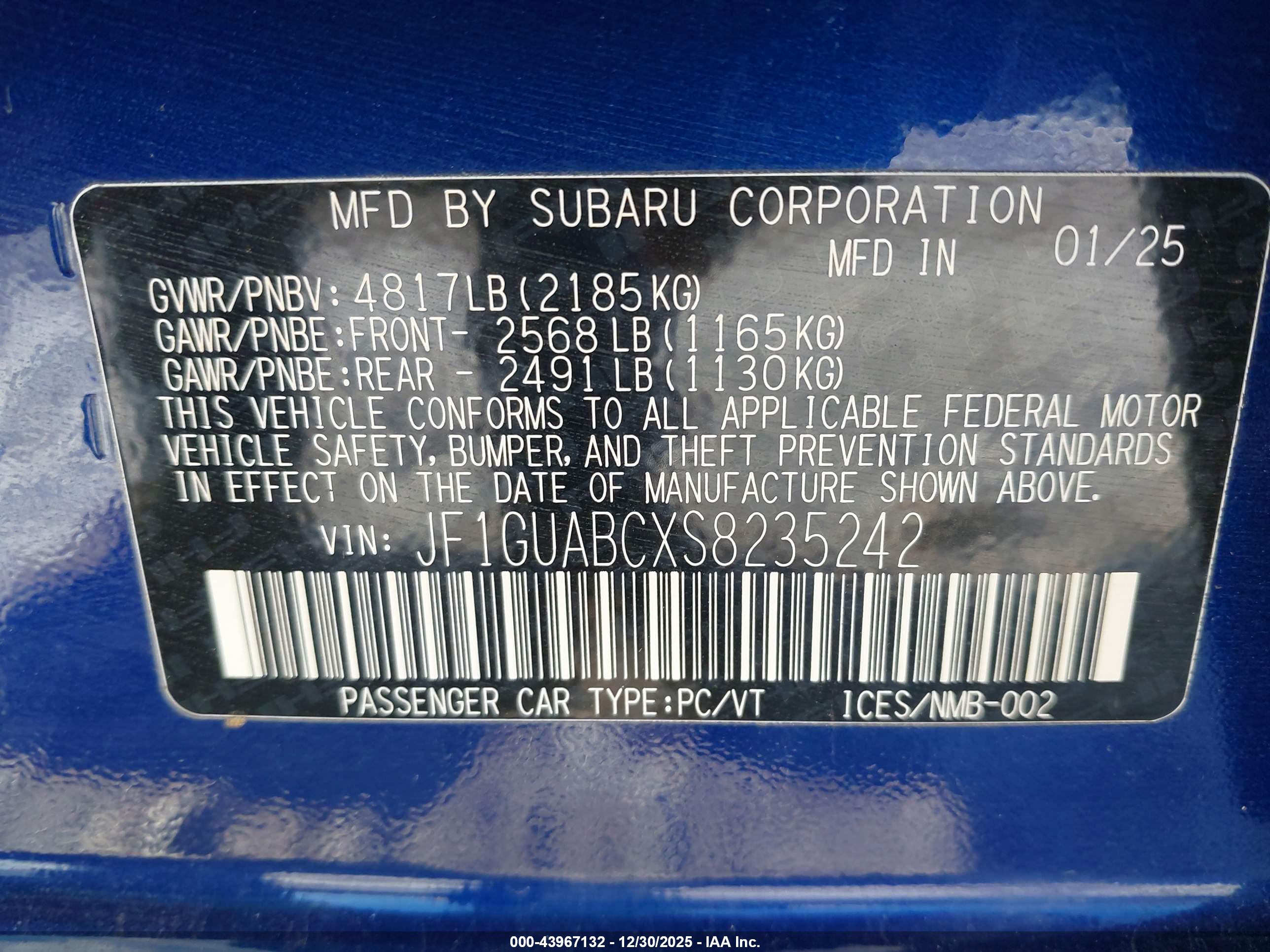 SUBARU IMPREZA image 9