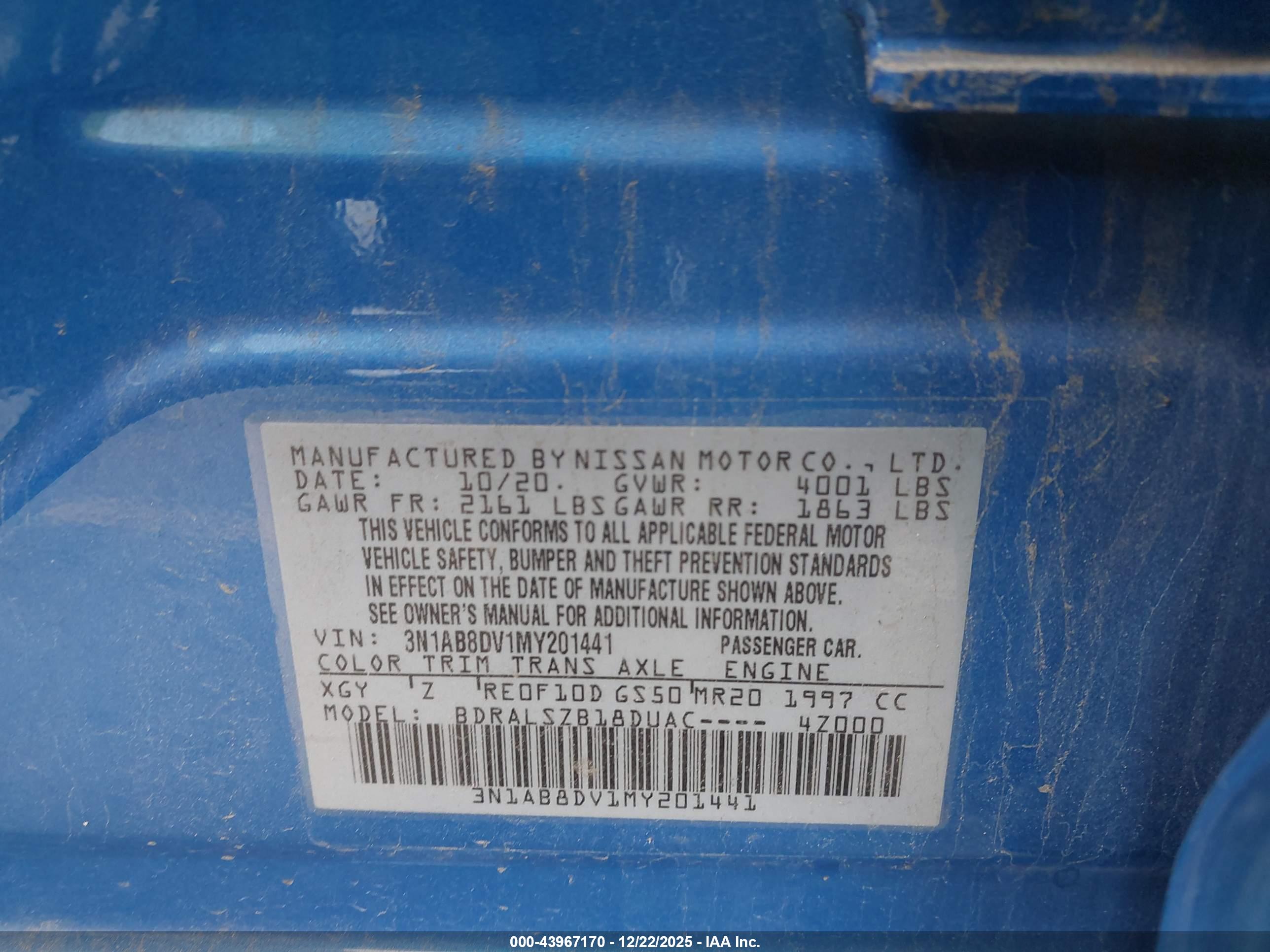 NISSAN SENTRA image 9