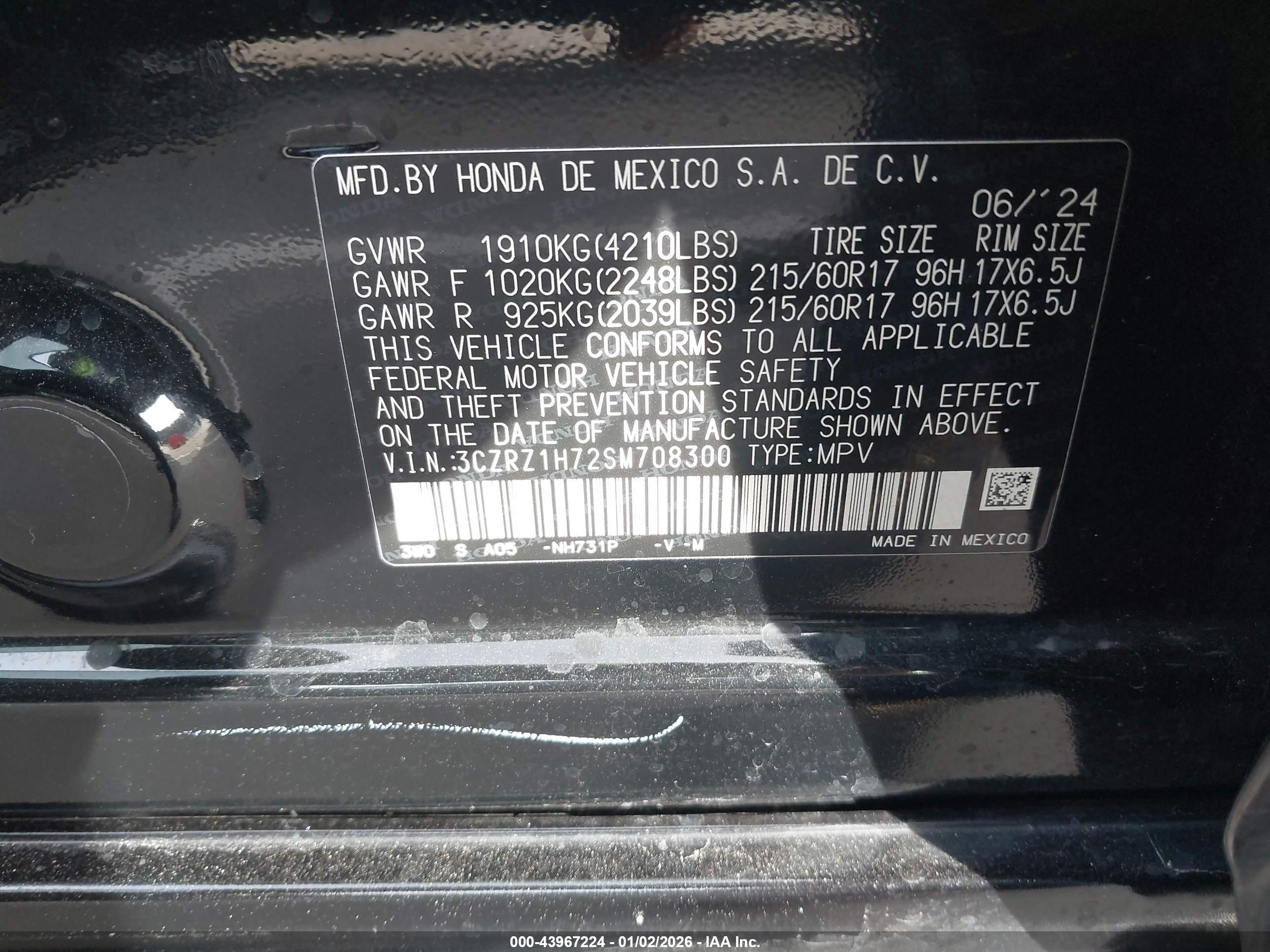 HONDA HR-V image 9