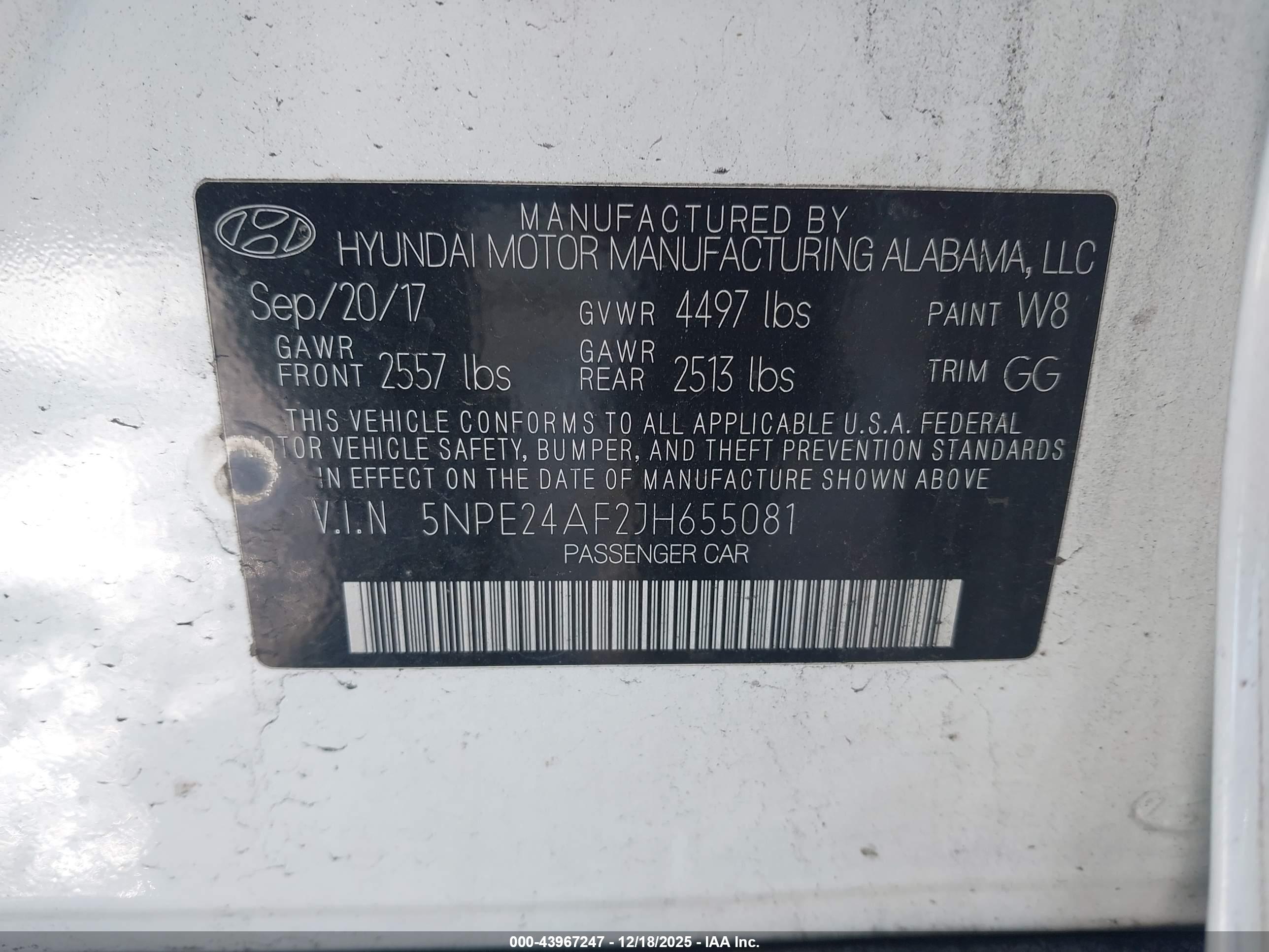 HYUNDAI SONATA image 9