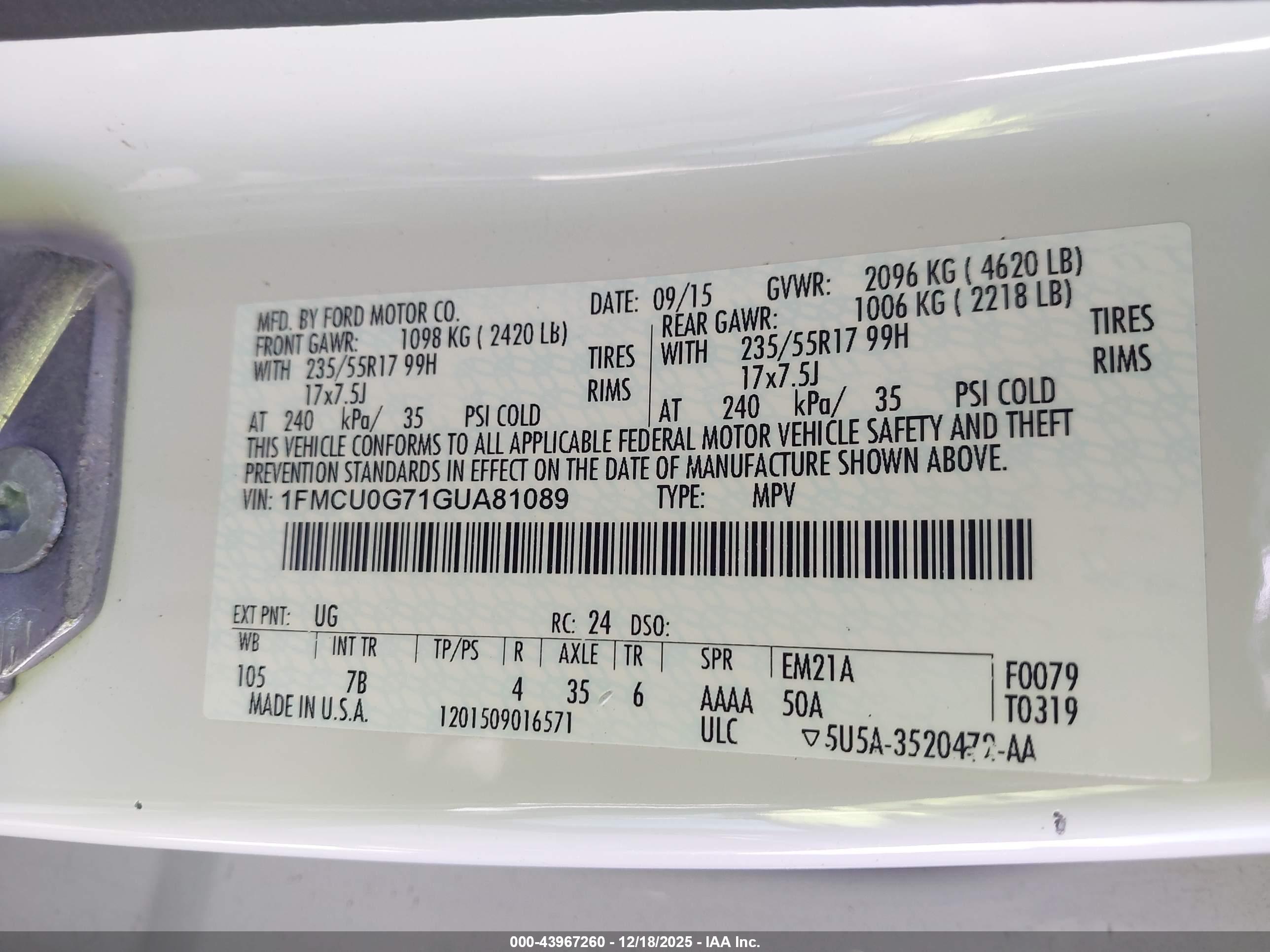 FORD ESCAPE image 9