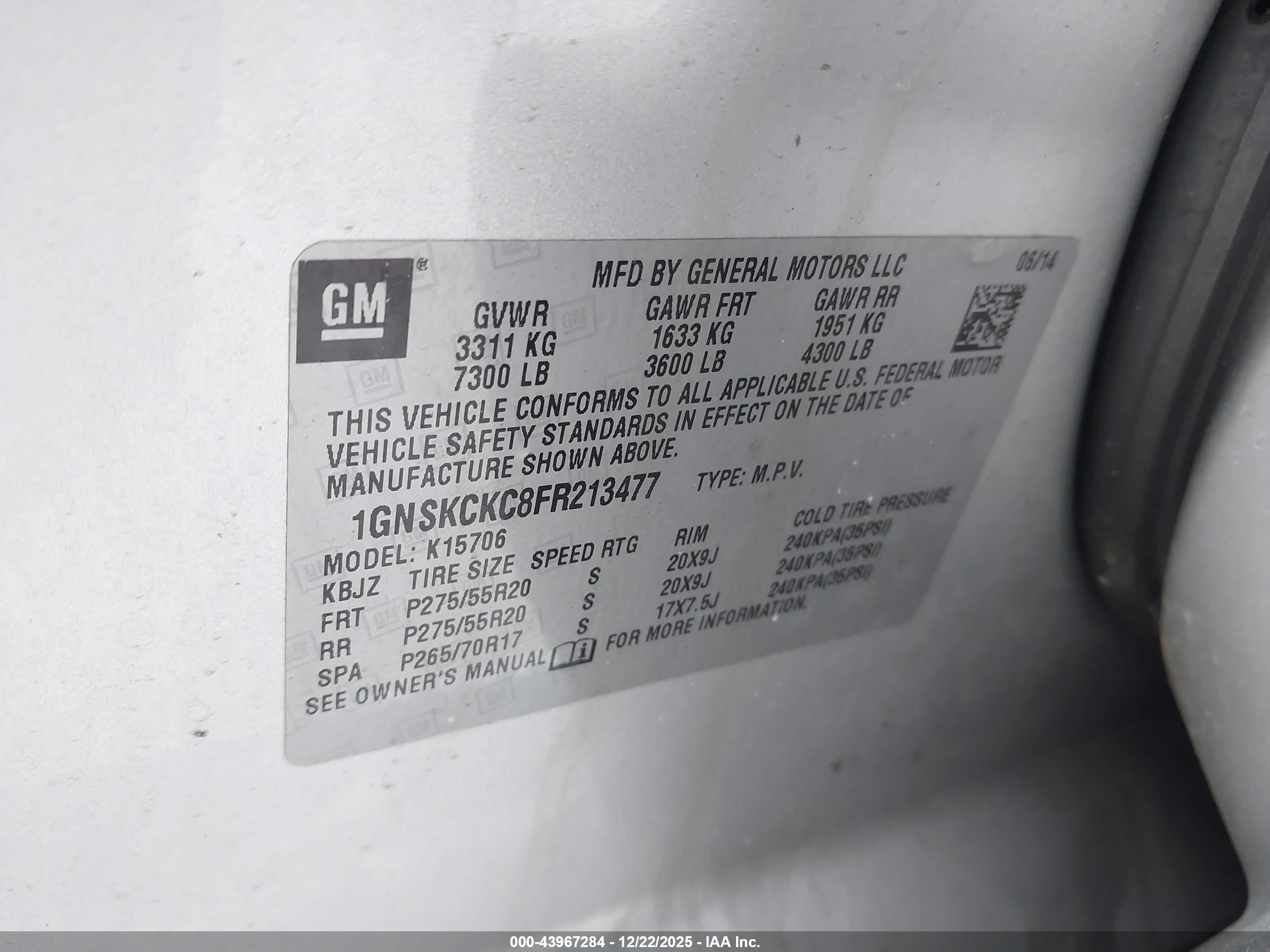 CHEVROLET TAHOE image 9