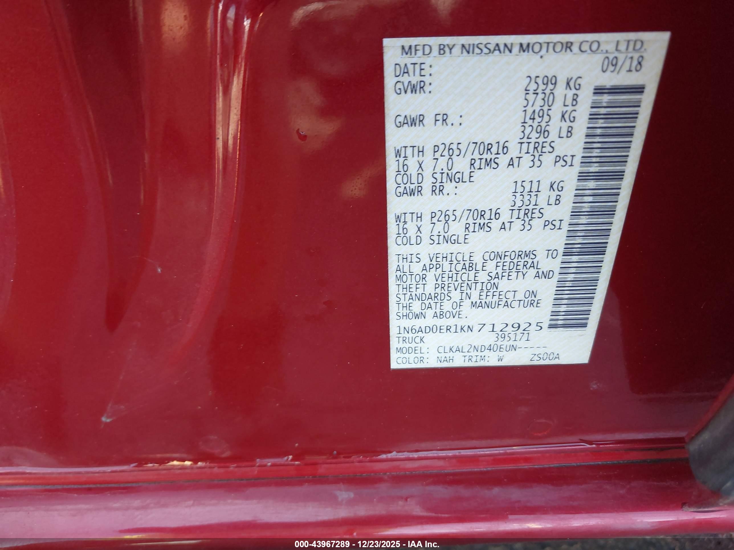 NISSAN FRONTIER image 9