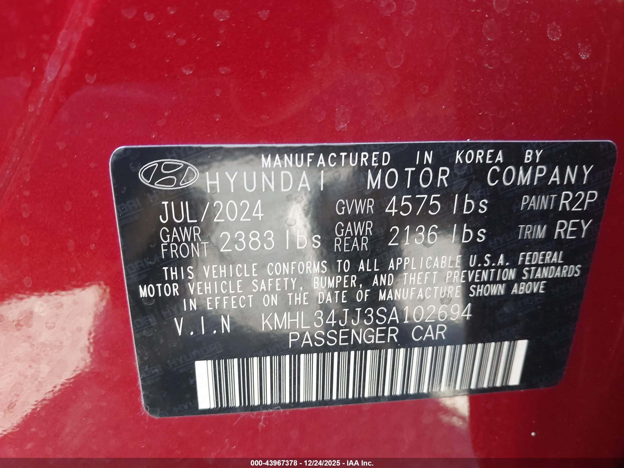 HYUNDAI SONATA image 9
