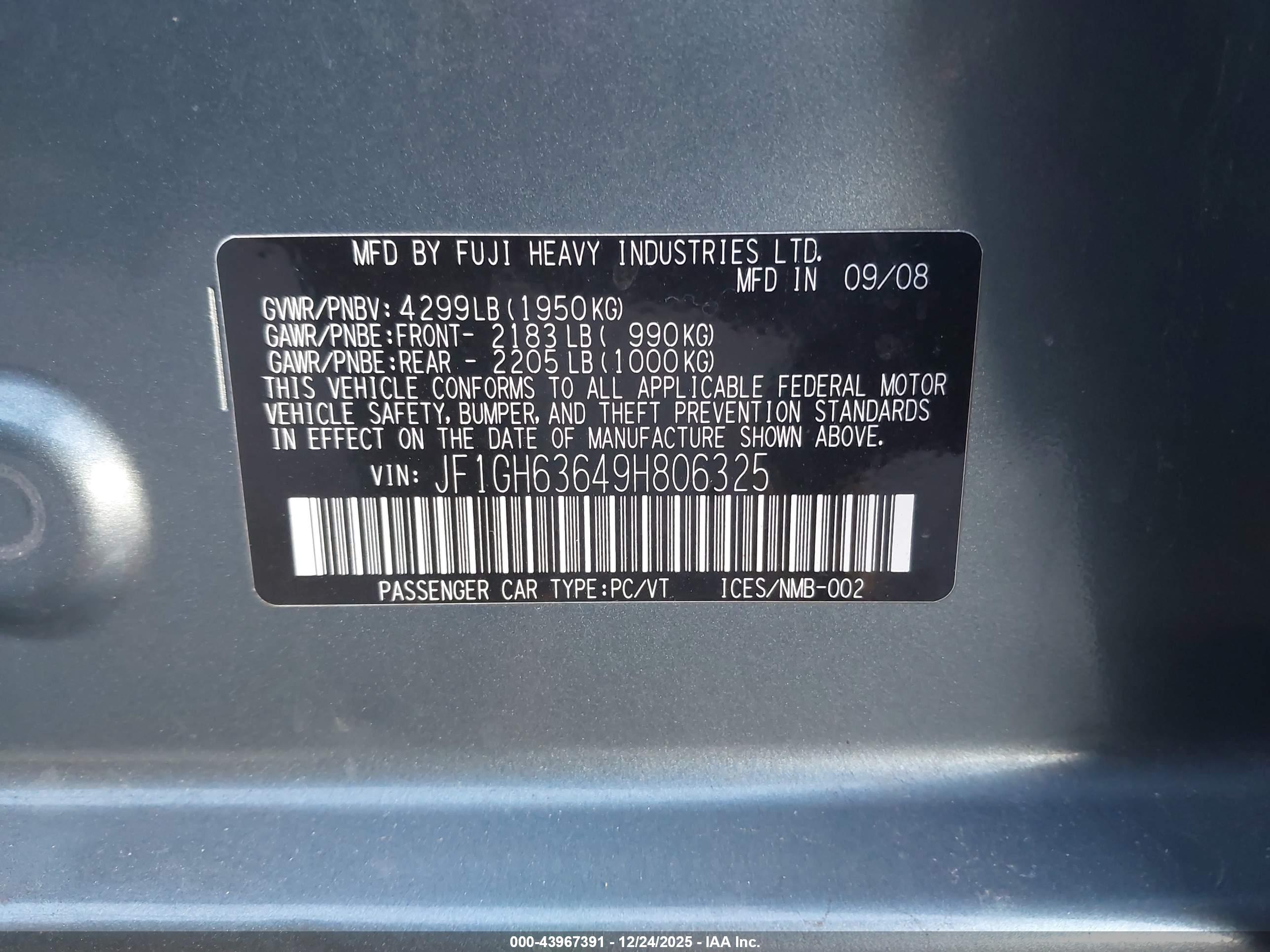 SUBARU IMPREZA image 9