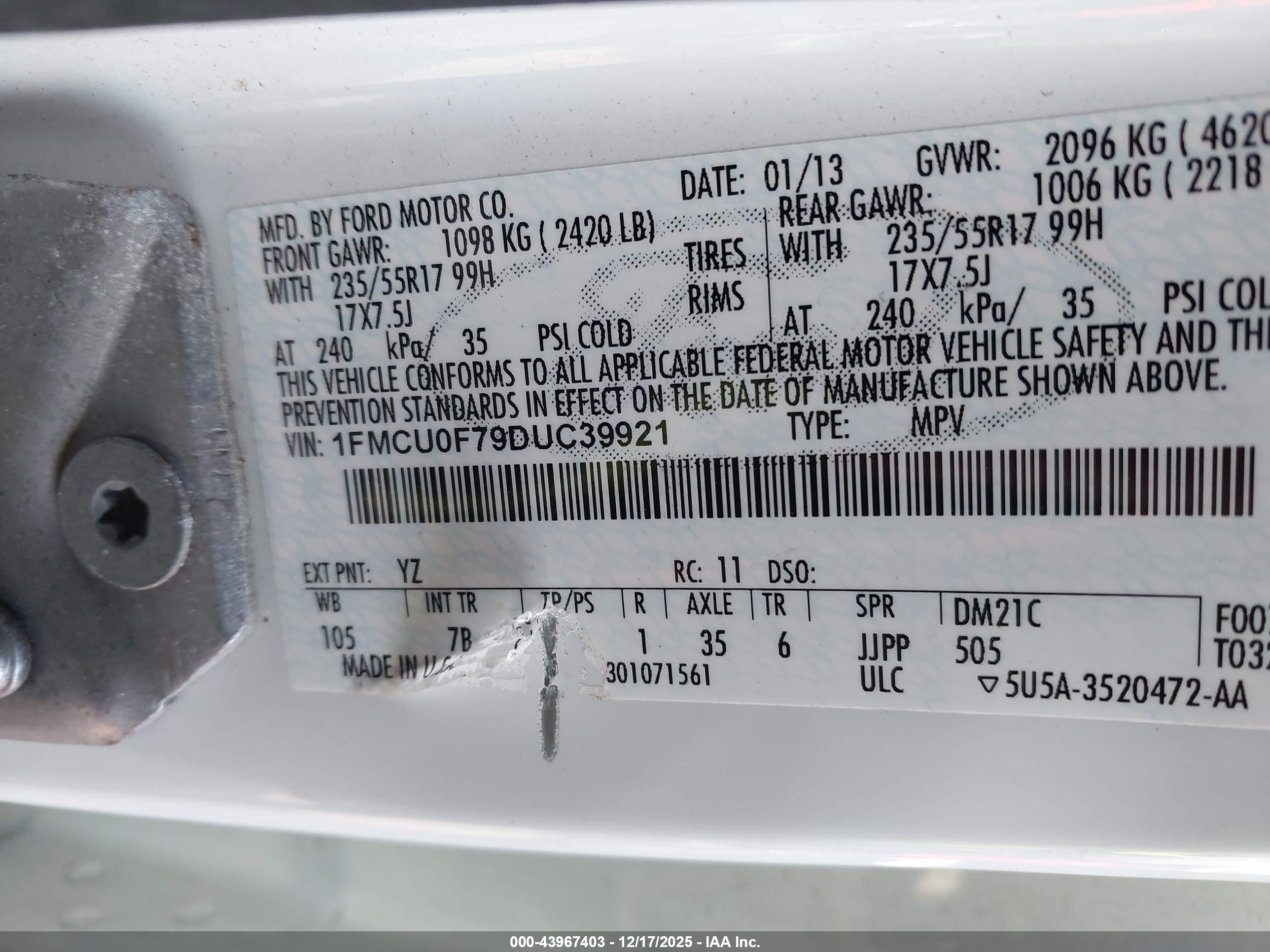 FORD ESCAPE image 9