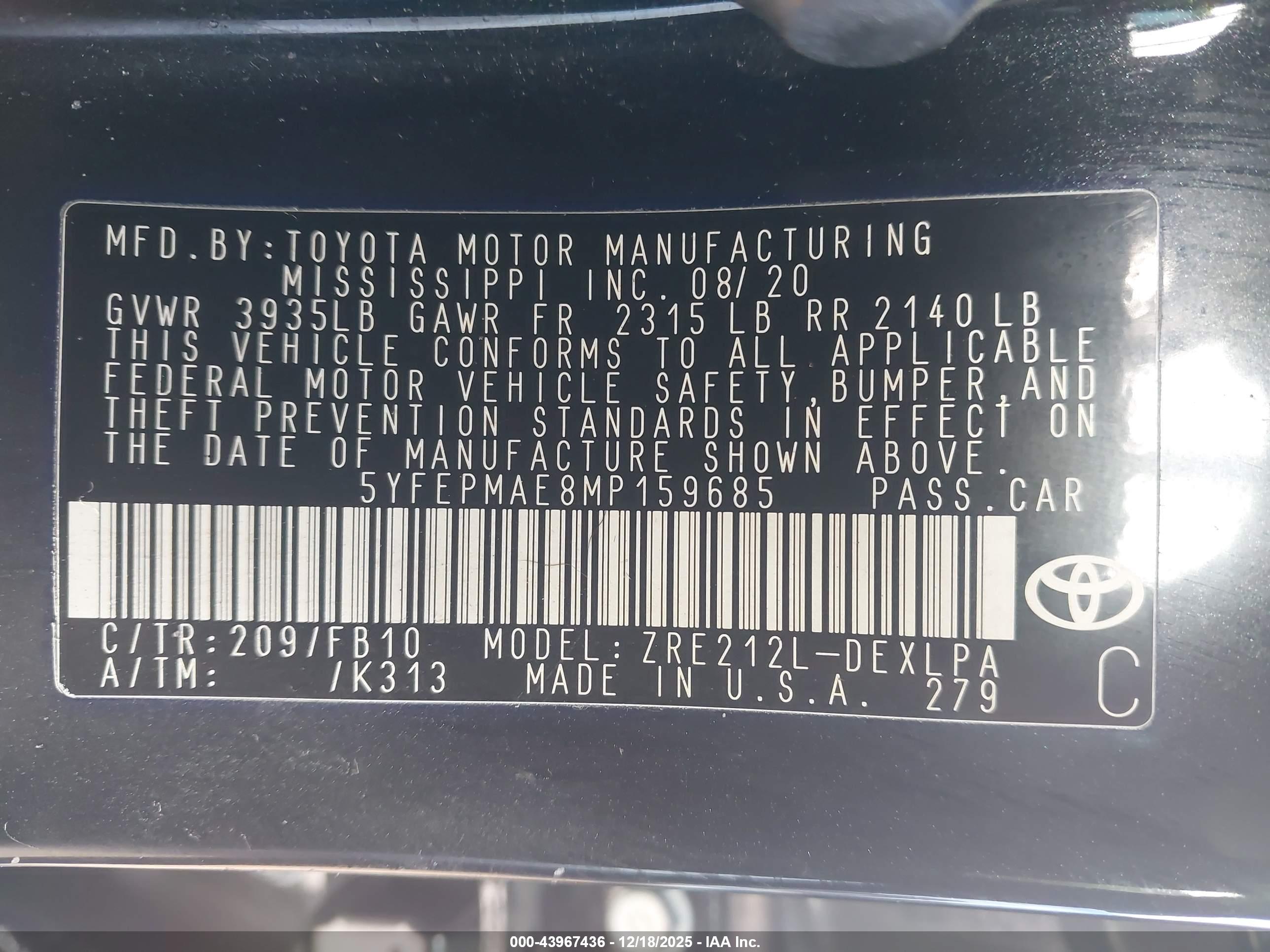 TOYOTA COROLLA image 9
