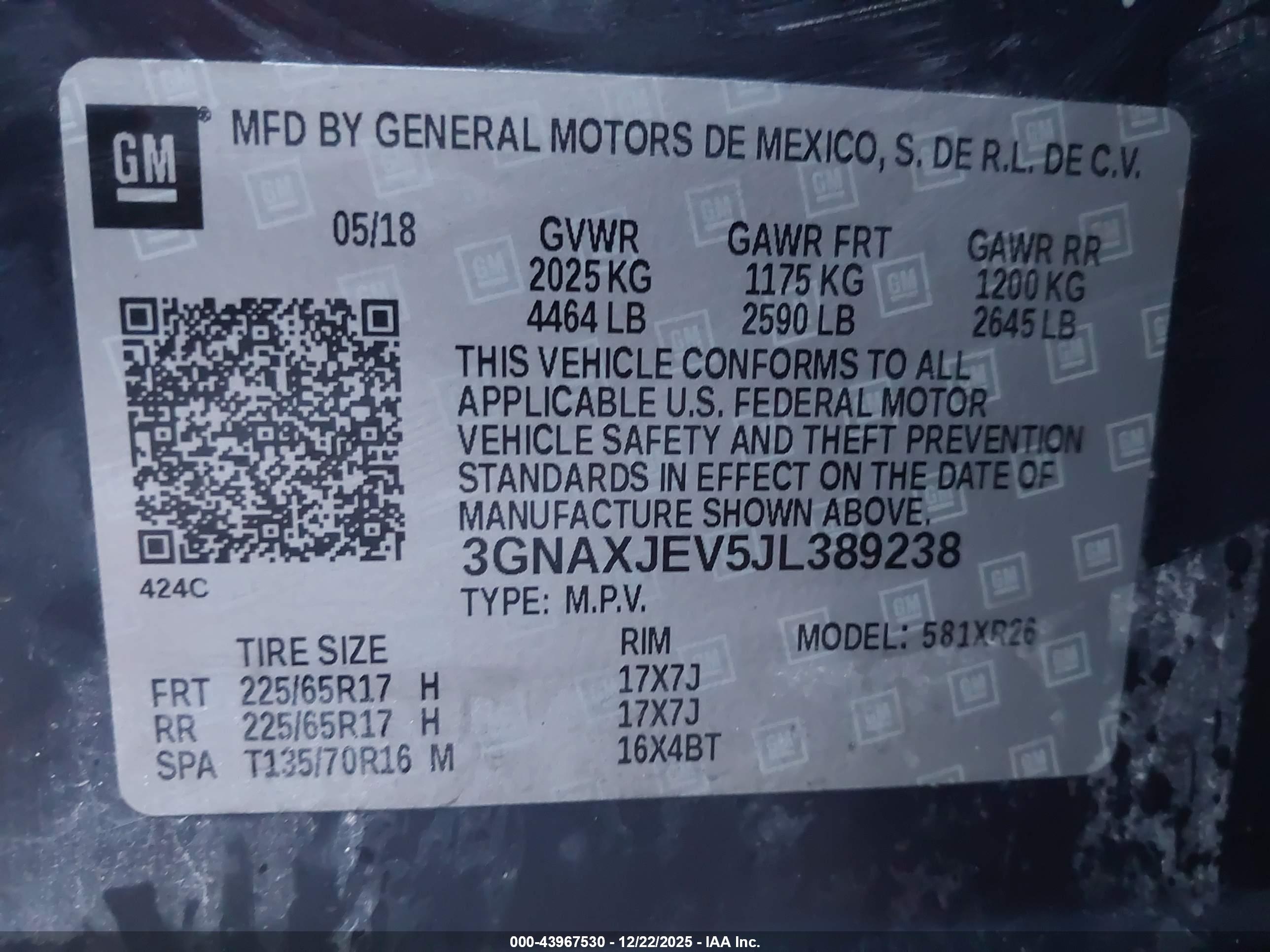 CHEVROLET EQUINOX image 9