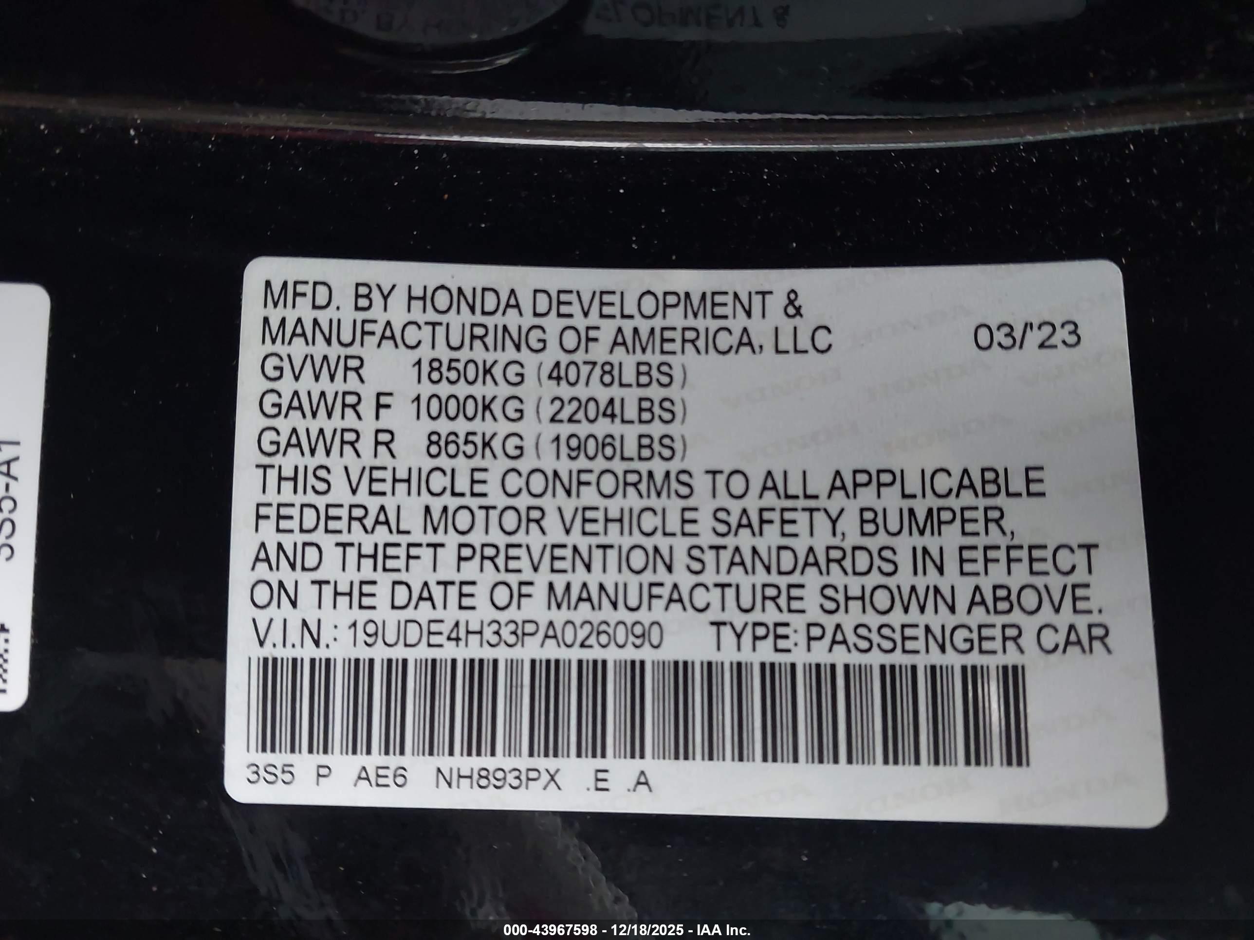 ACURA INTEGRA image 9