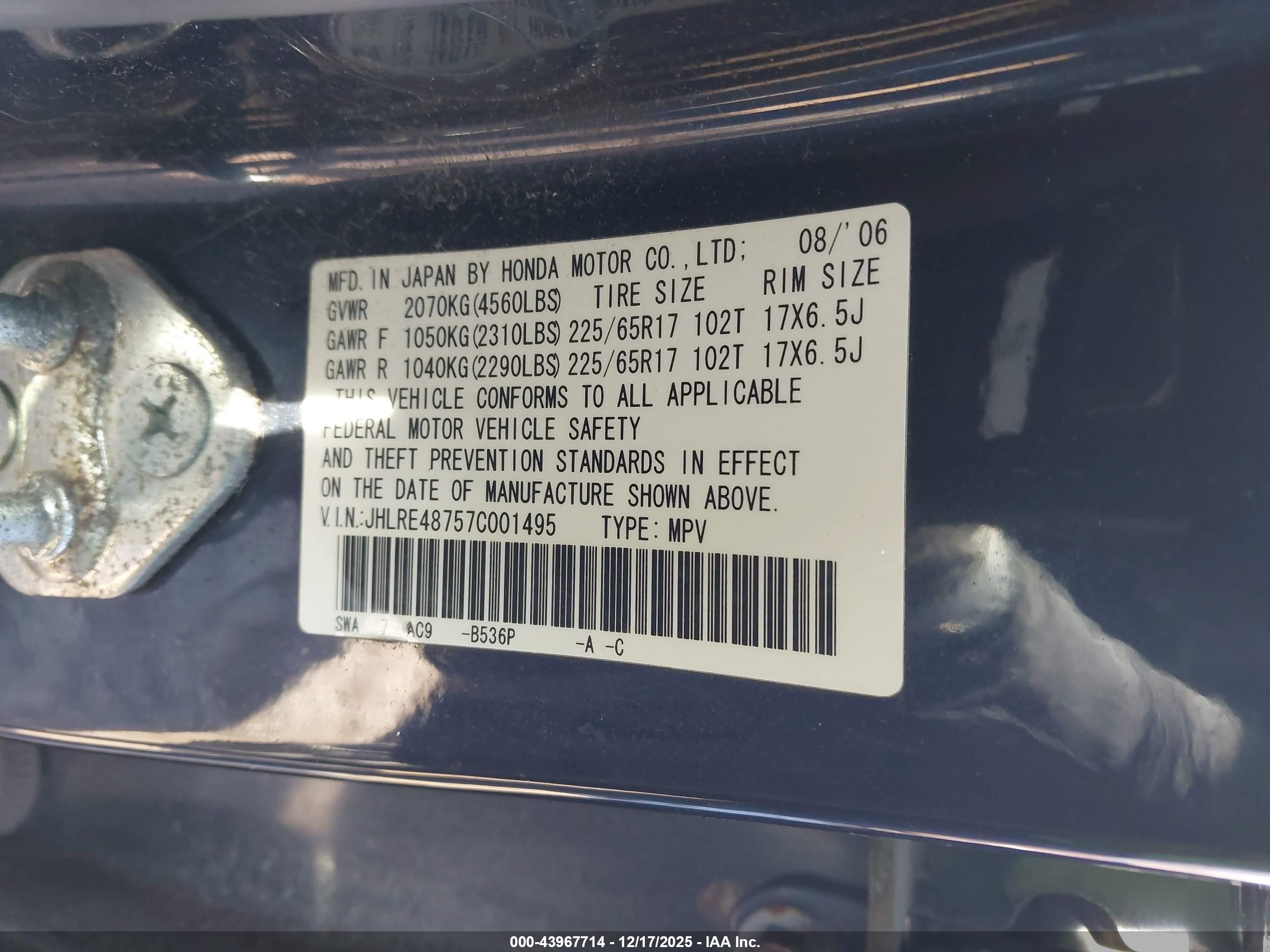 HONDA CR-V image 9