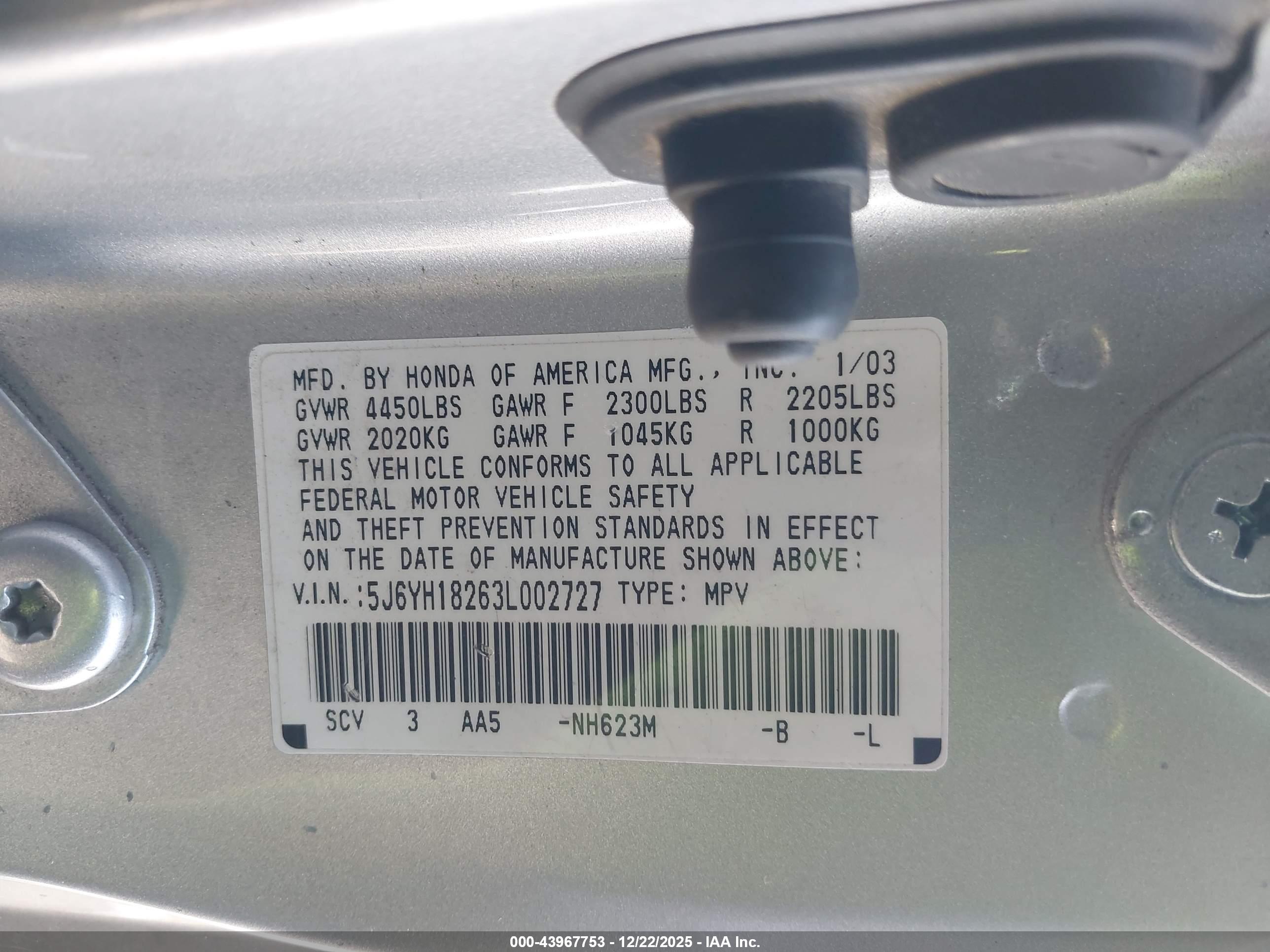 HONDA ELEMENT image 9
