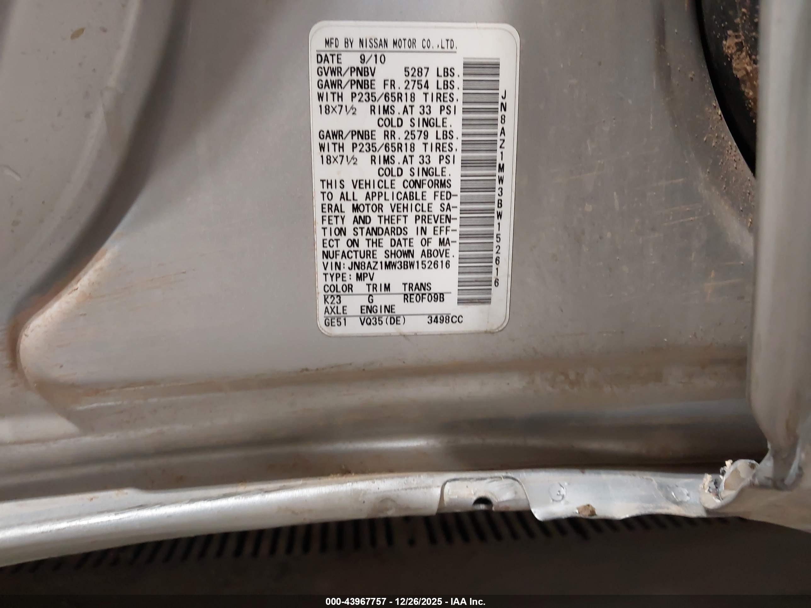 NISSAN MURANO image 9