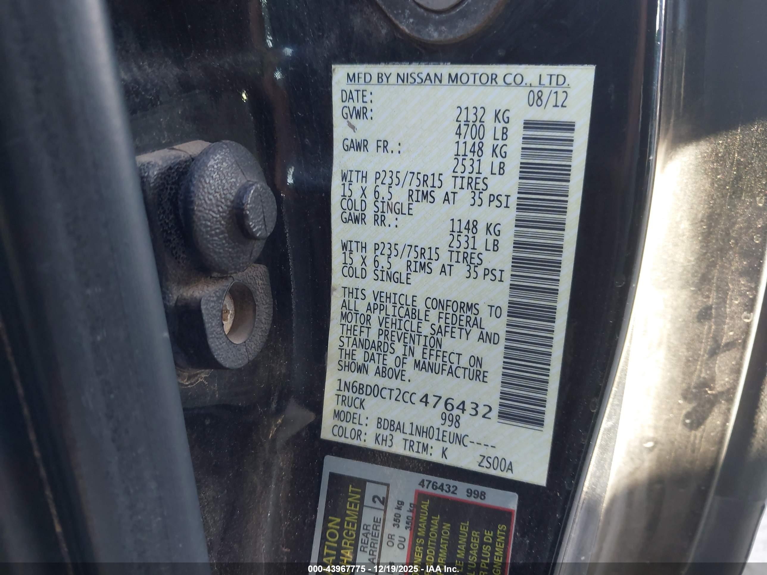 NISSAN FRONTIER image 9