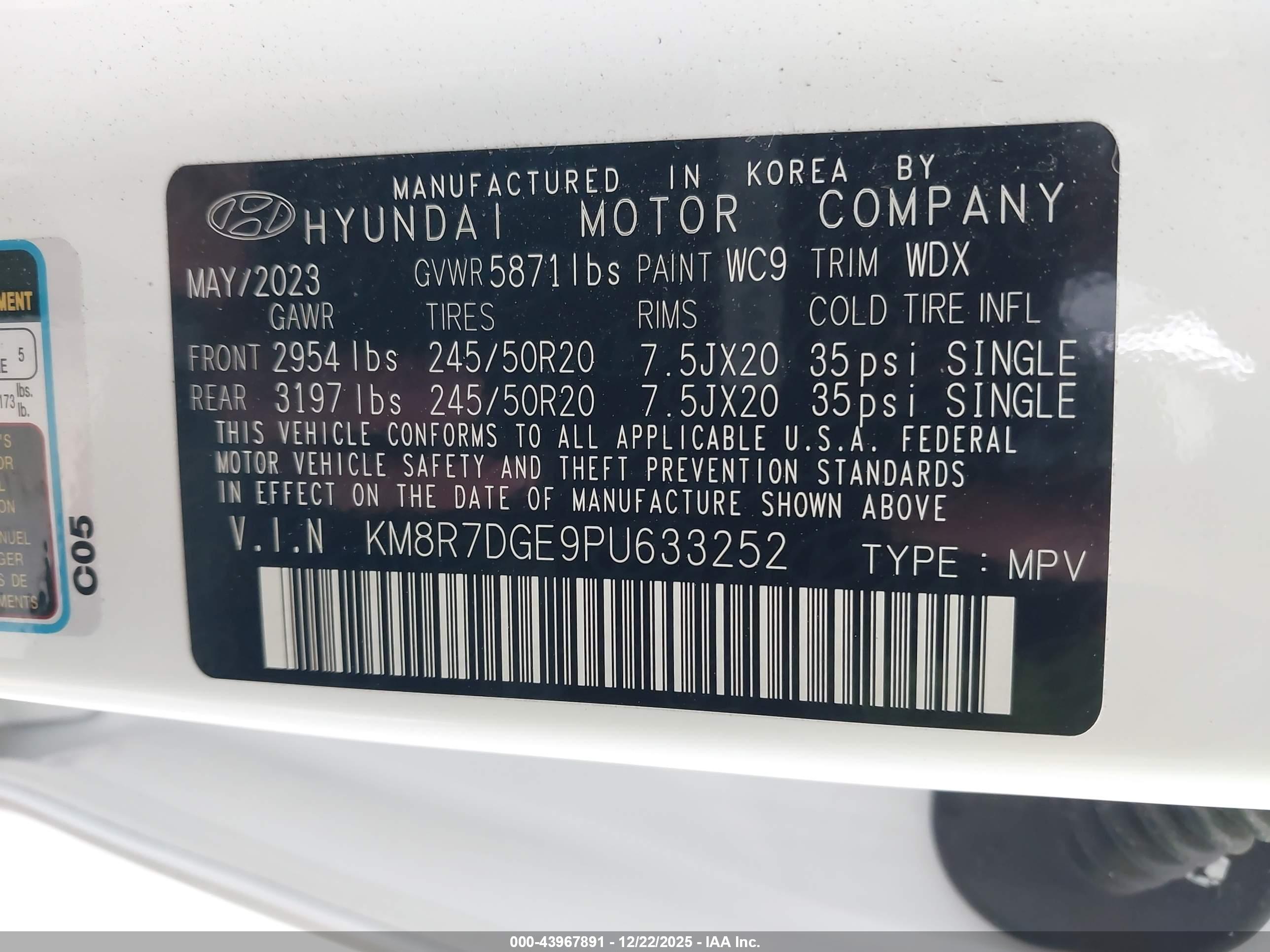 HYUNDAI PALISADE image 9