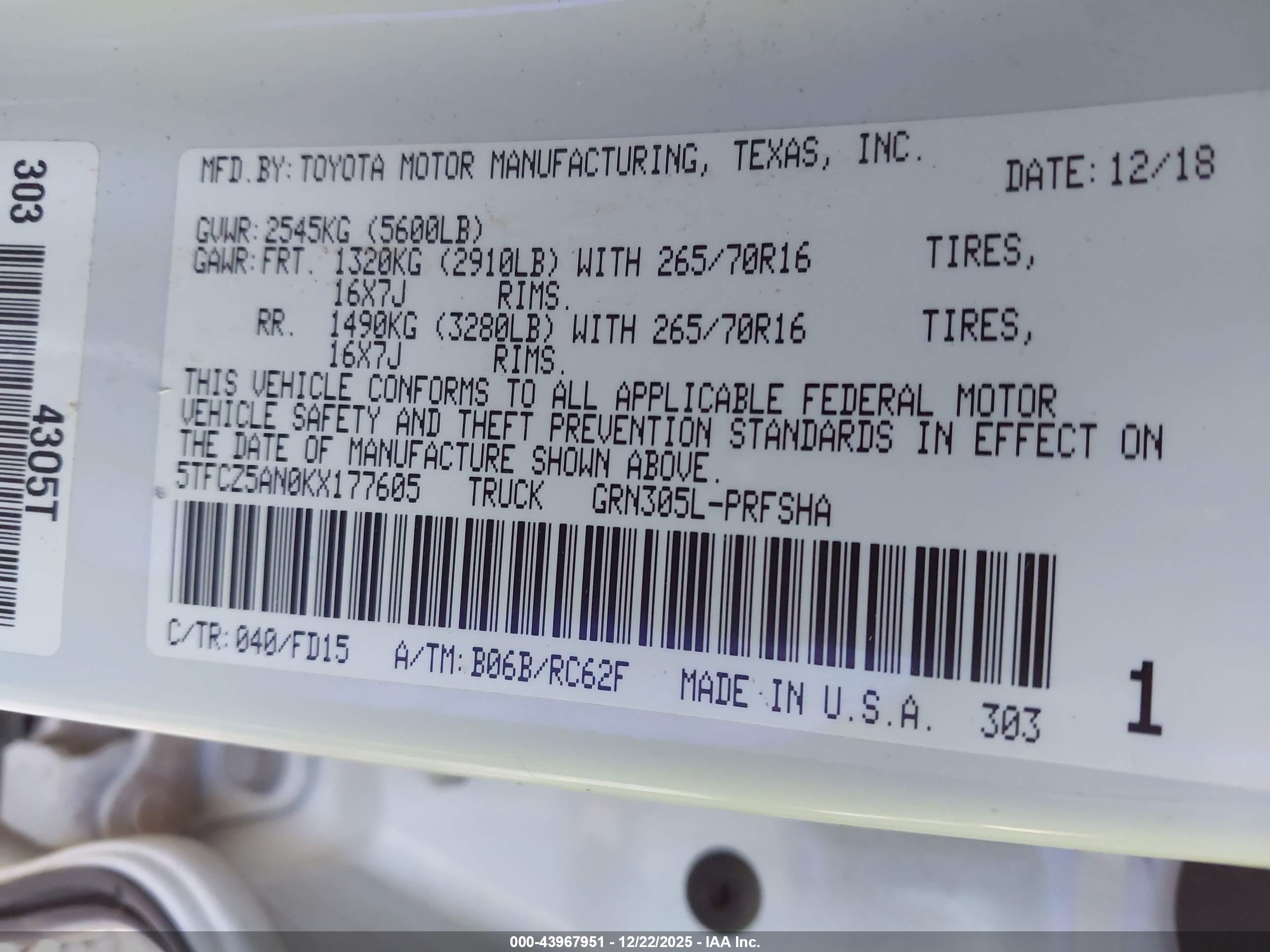 TOYOTA TACOMA image 9