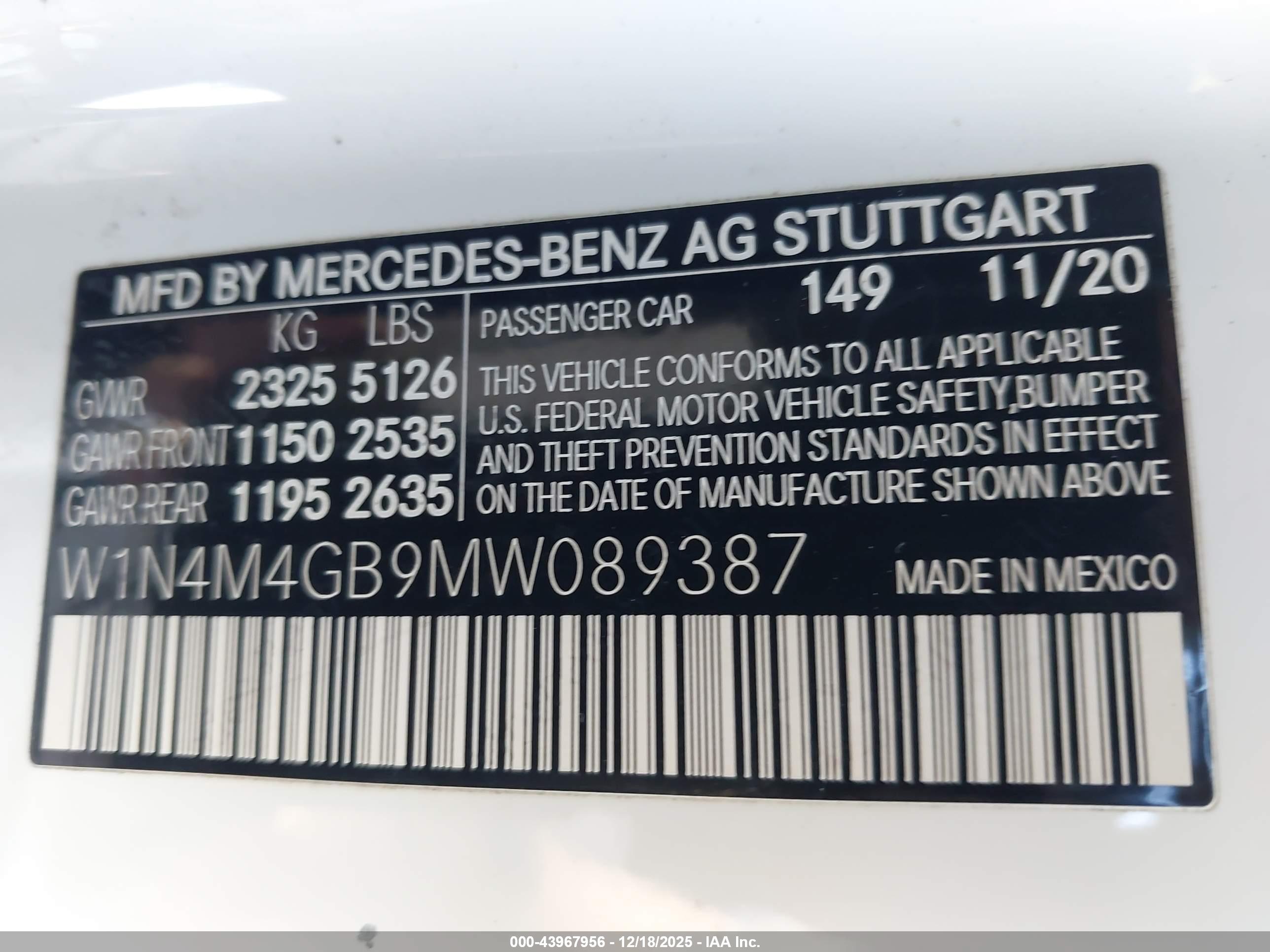 MERCEDES-BENZ GLB image 9