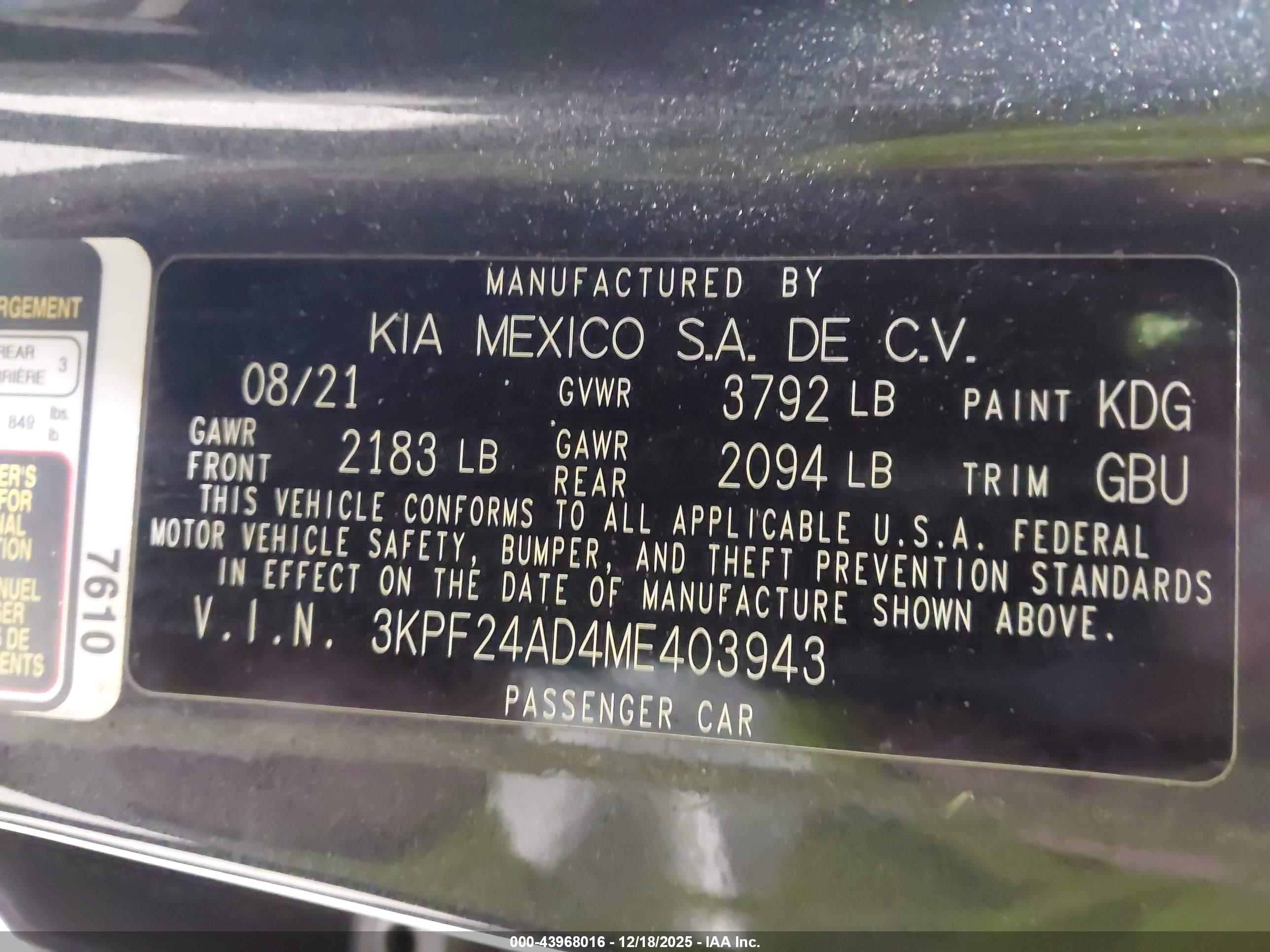 KIA FORTE image 9