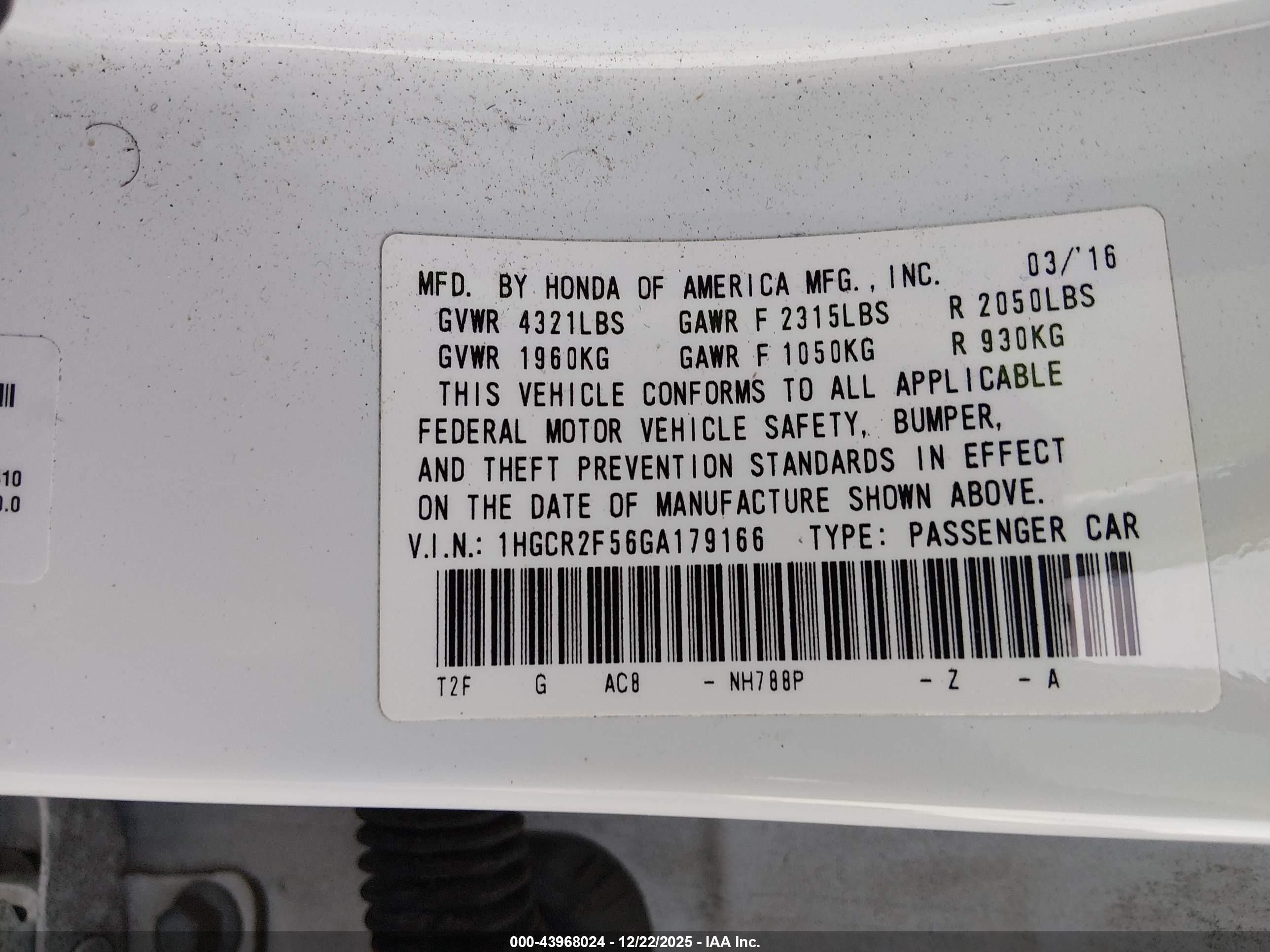 HONDA ACCORD image 9