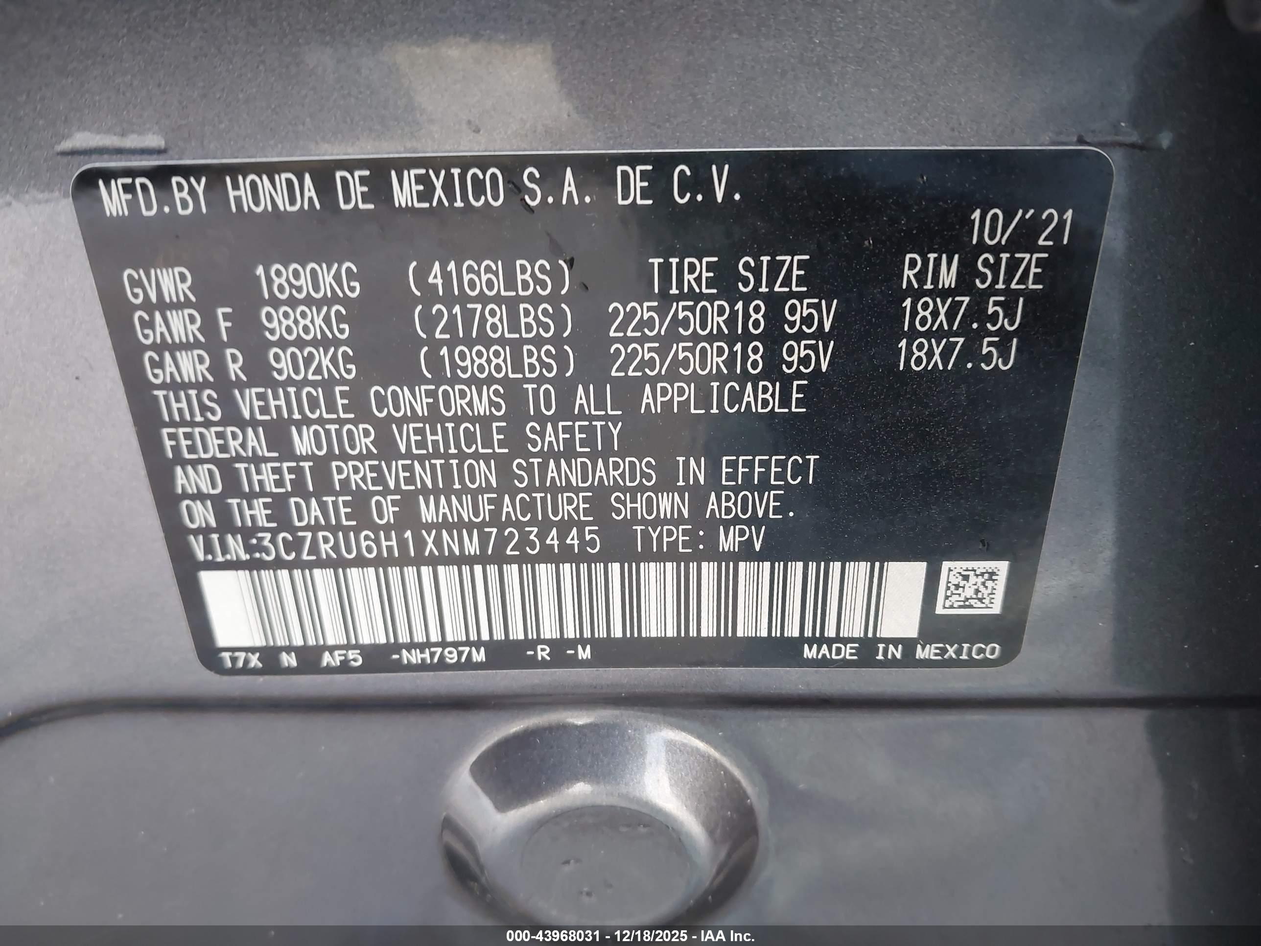 HONDA HR-V image 9