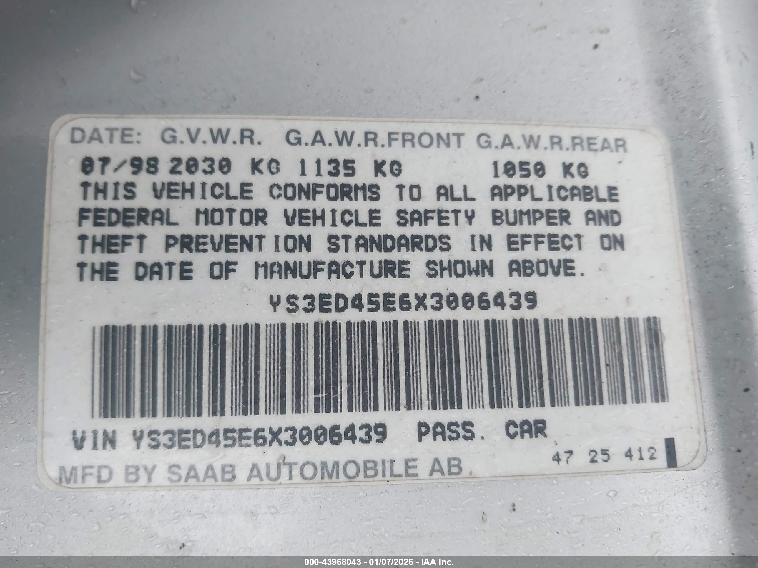 SAAB 9-5 image 9