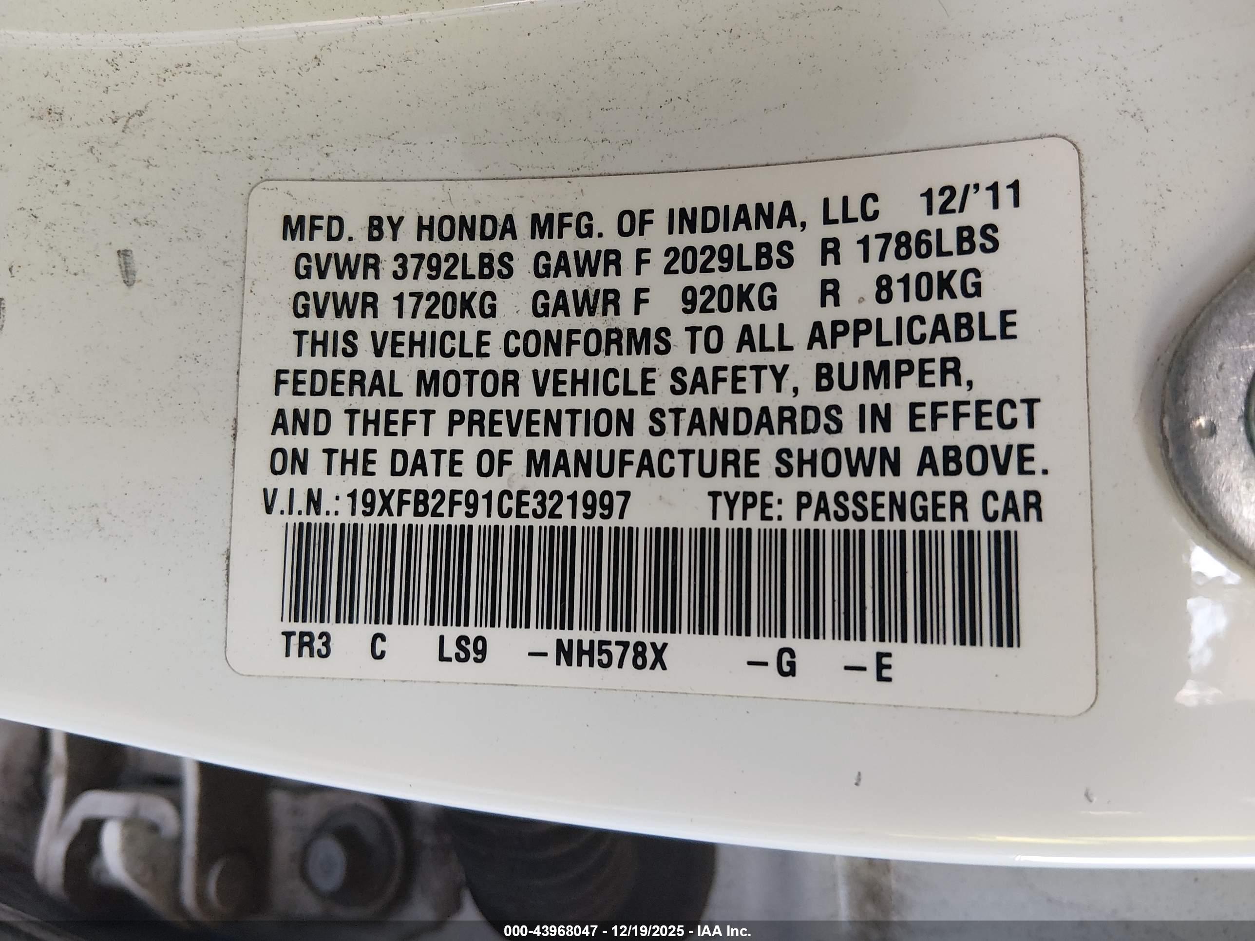 HONDA CIVIC image 9