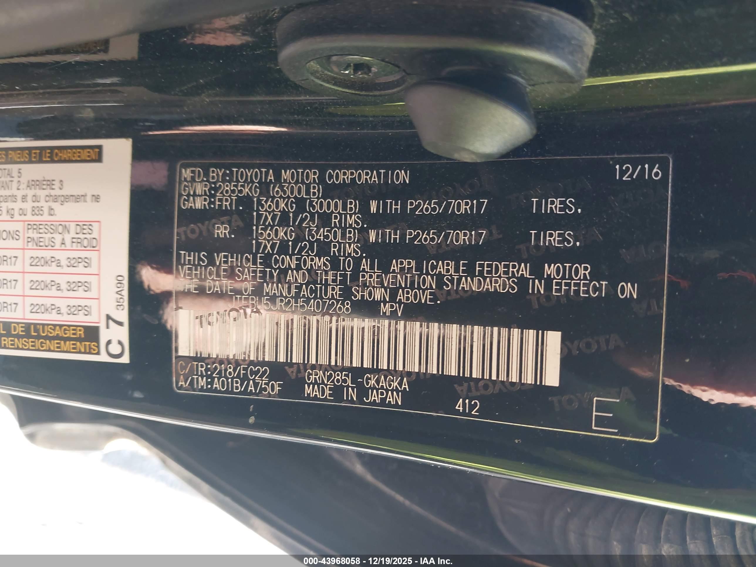 TOYOTA 4RUNNER image 9