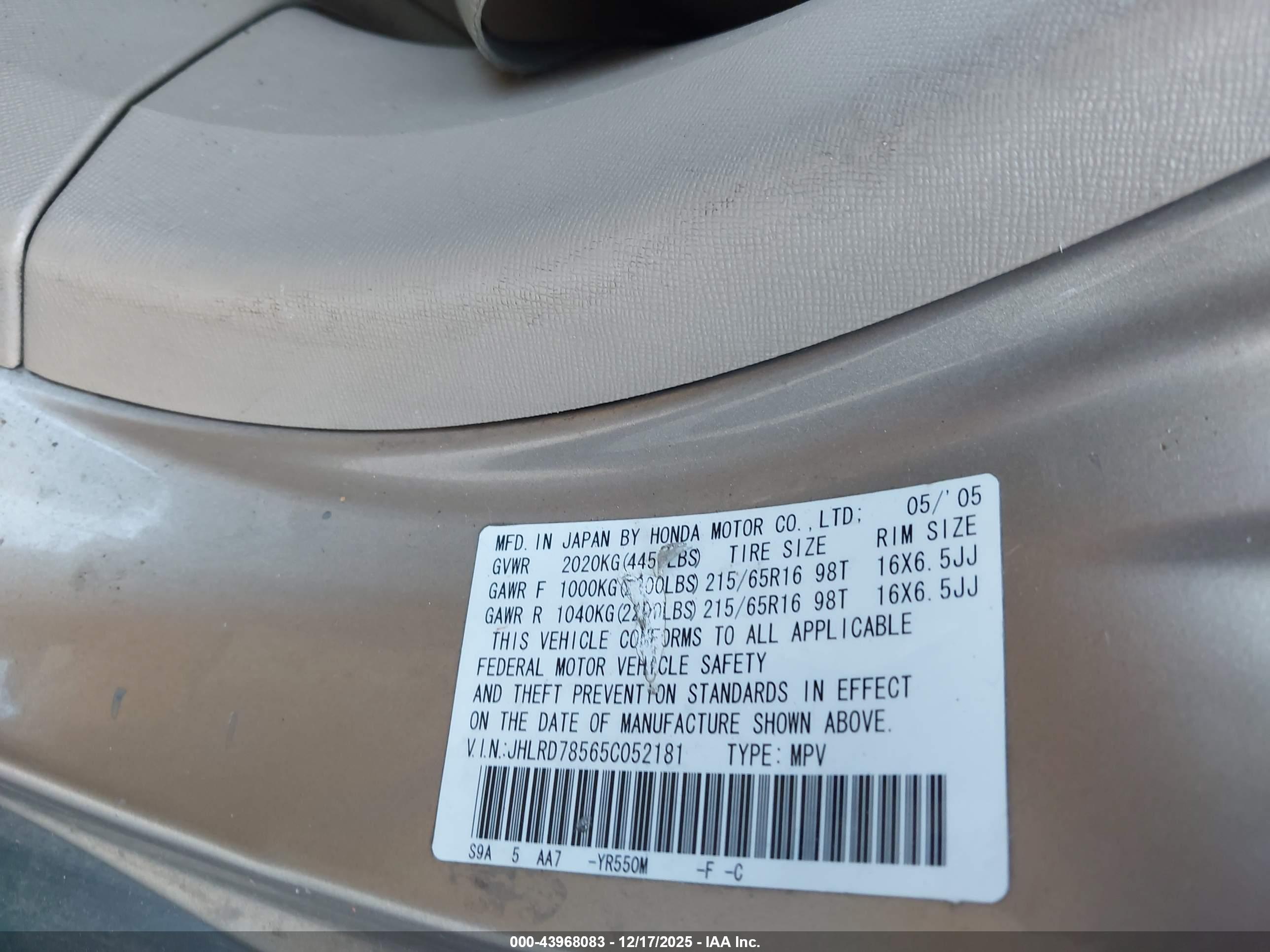 HONDA CR-V image 9