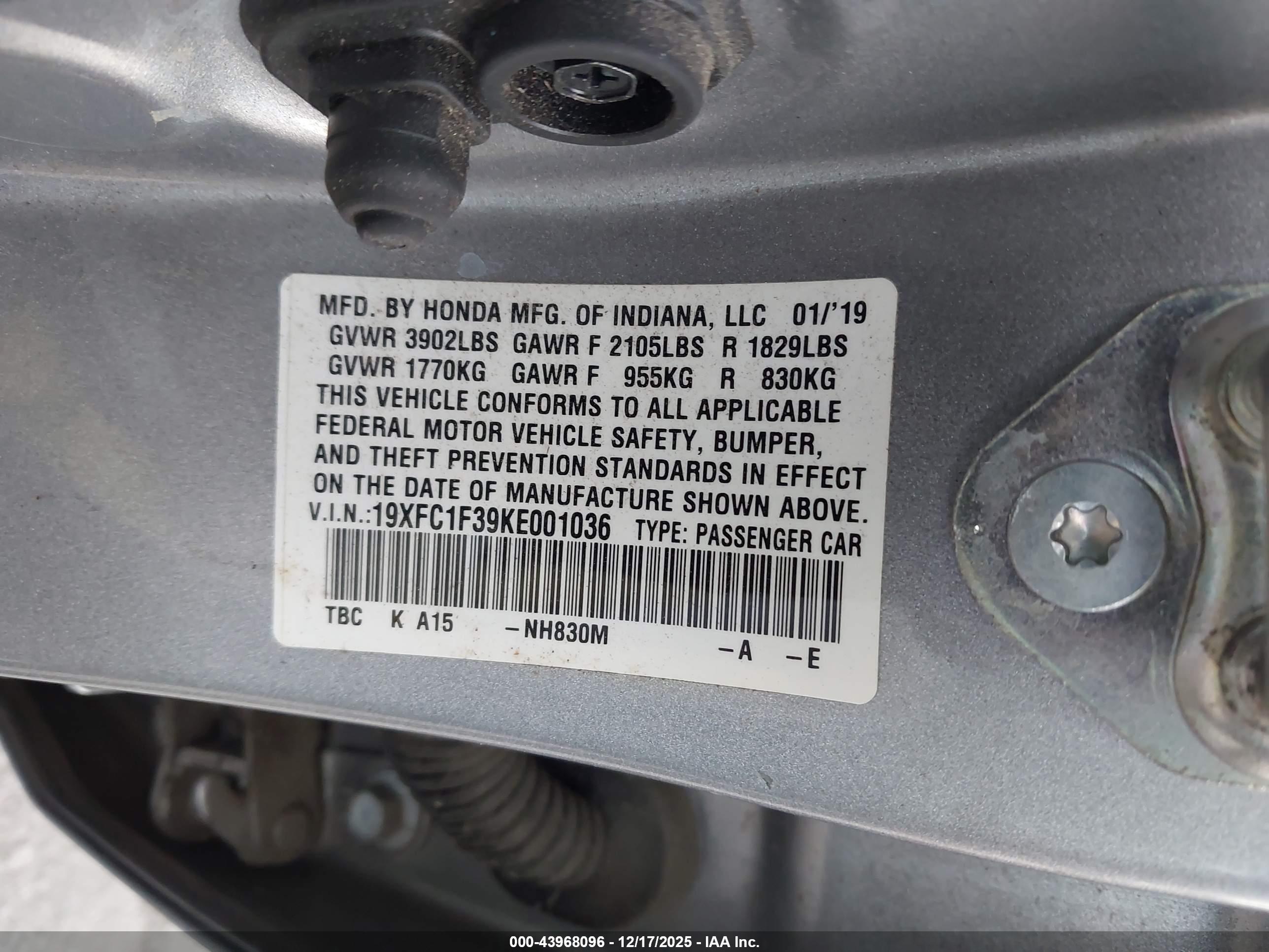 HONDA CIVIC image 9