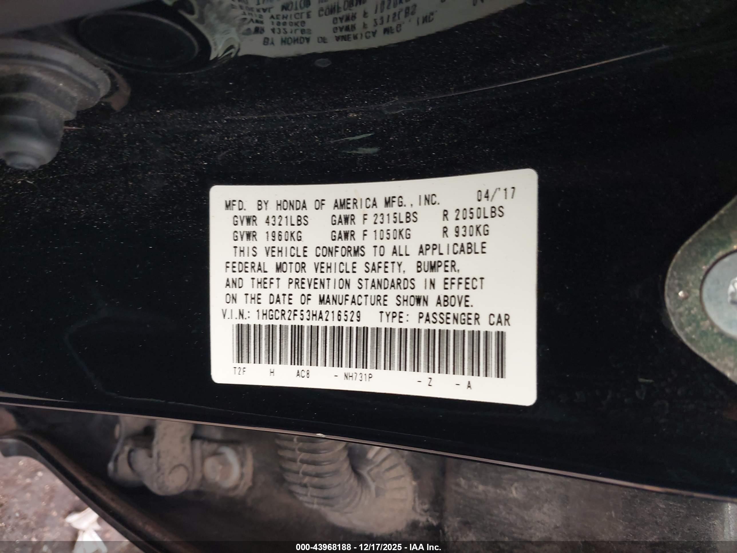 HONDA ACCORD image 9