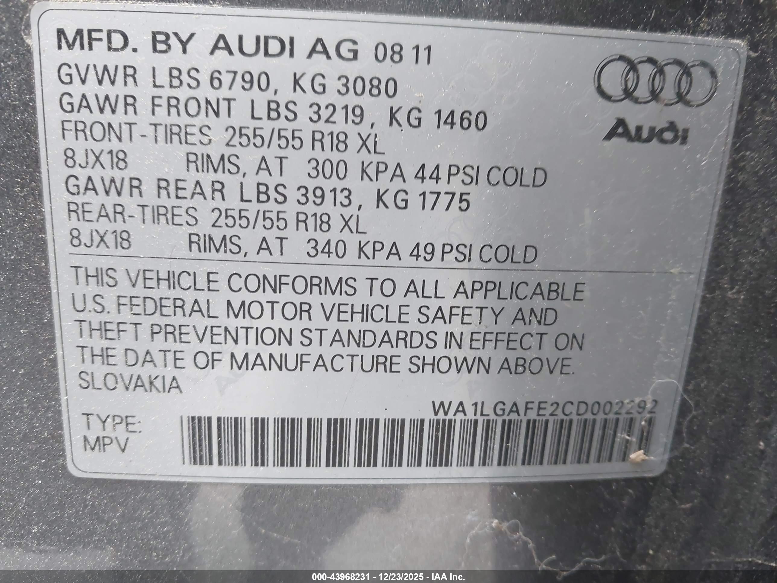 AUDI Q7 image 9
