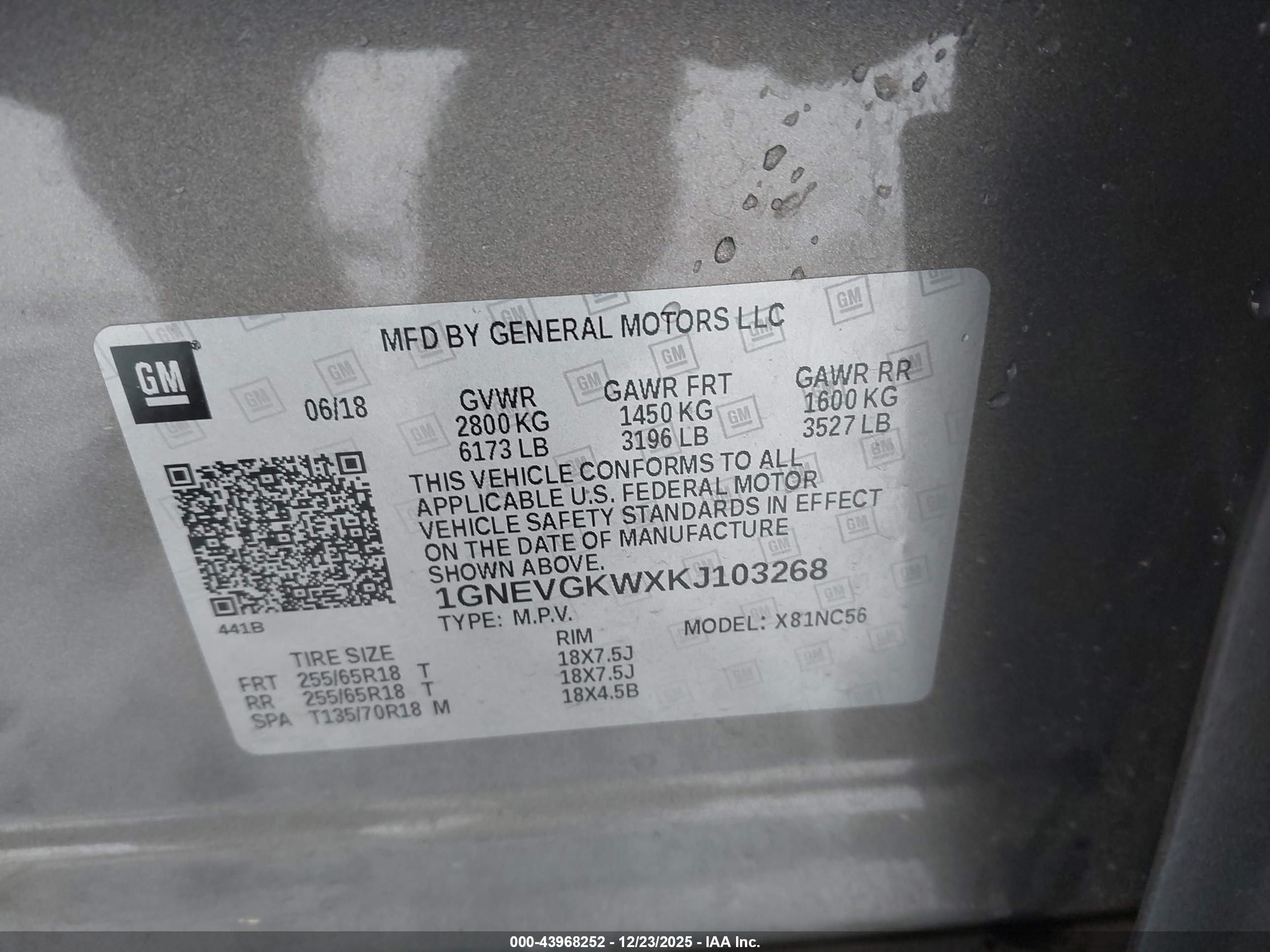 CHEVROLET TRAVERSE image 9
