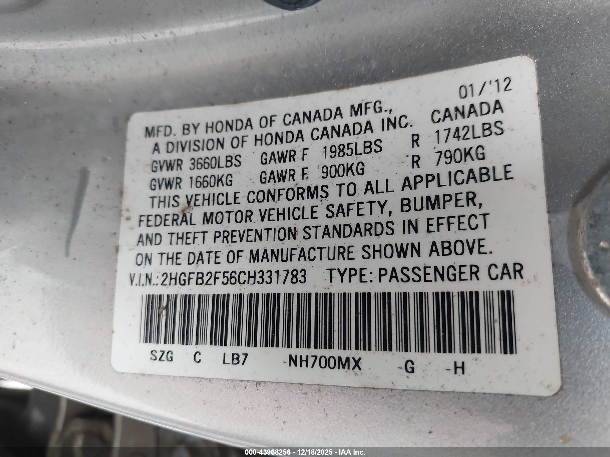 HONDA CIVIC image 9