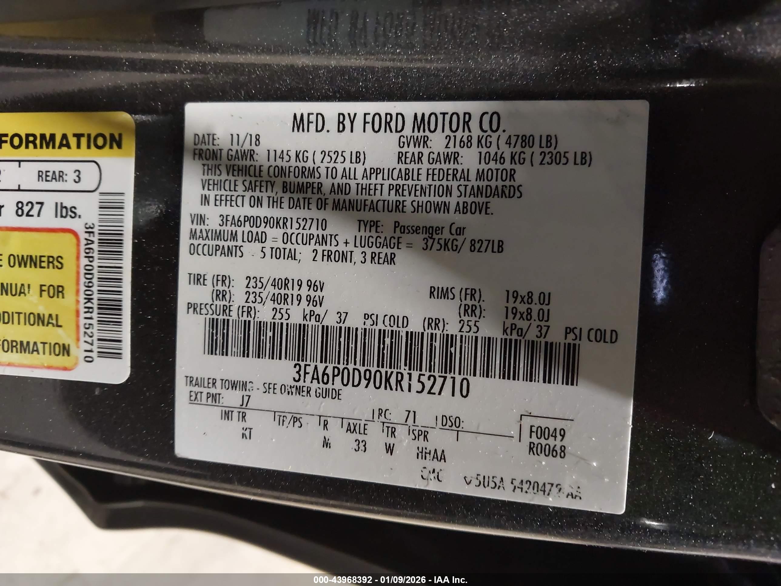 FORD FUSION image 9