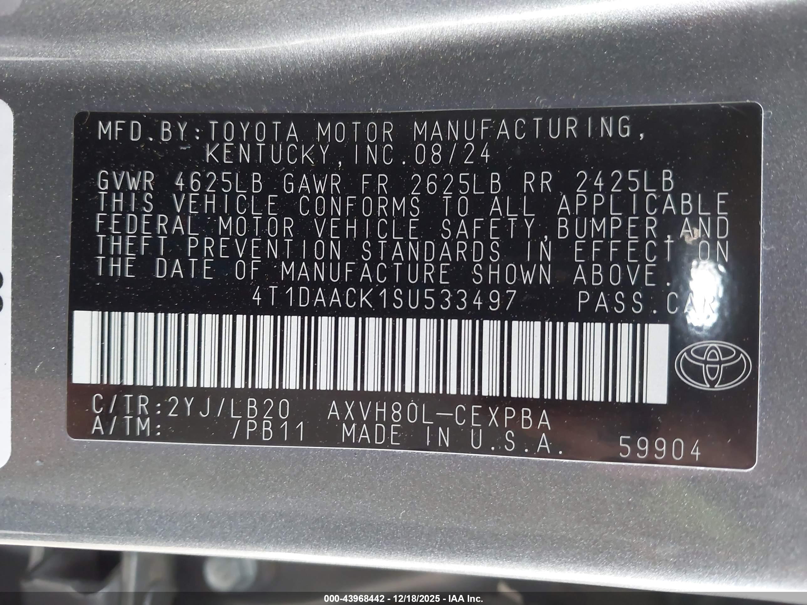 TOYOTA CAMRY image 9
