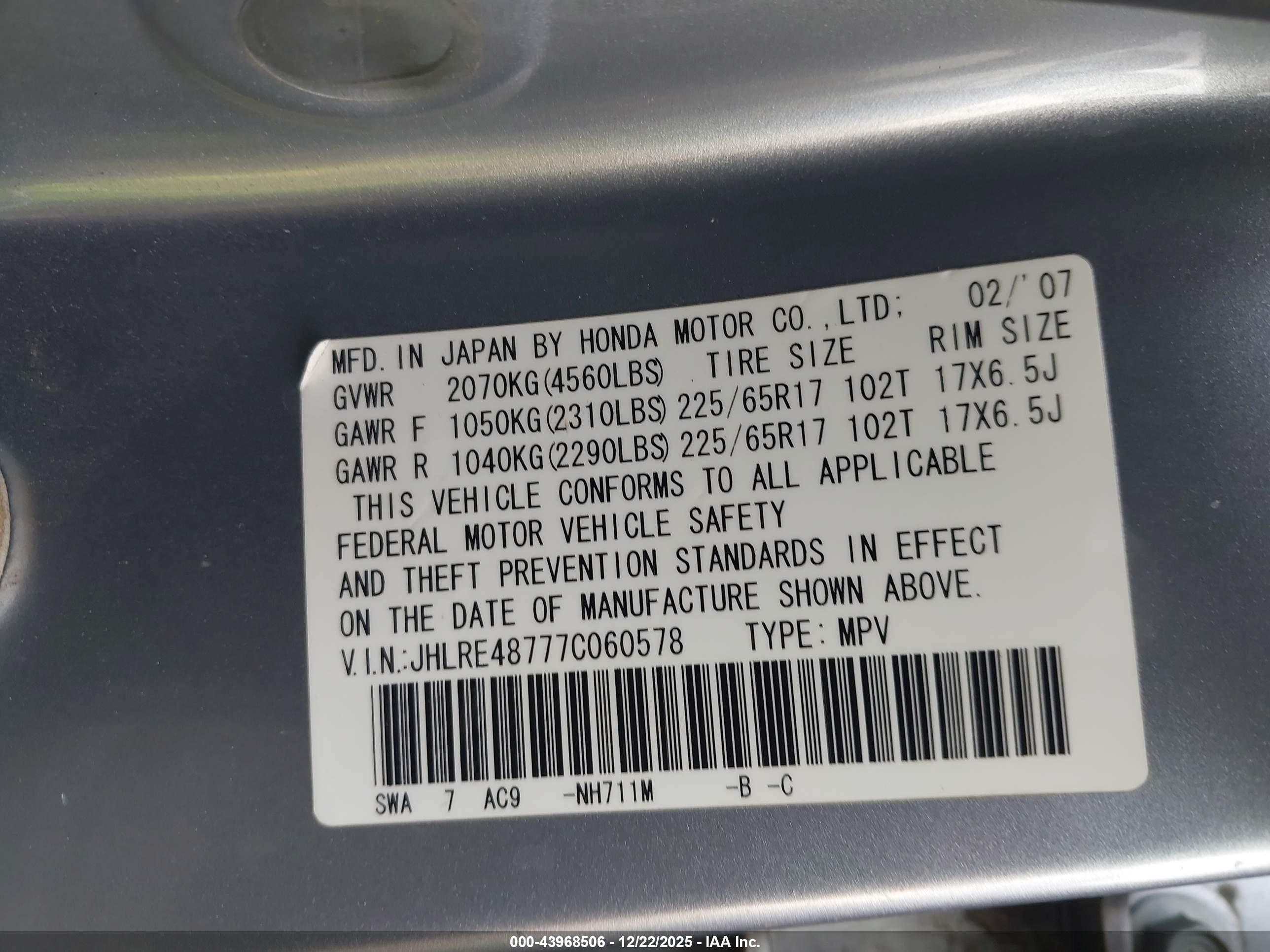 HONDA CR-V image 9