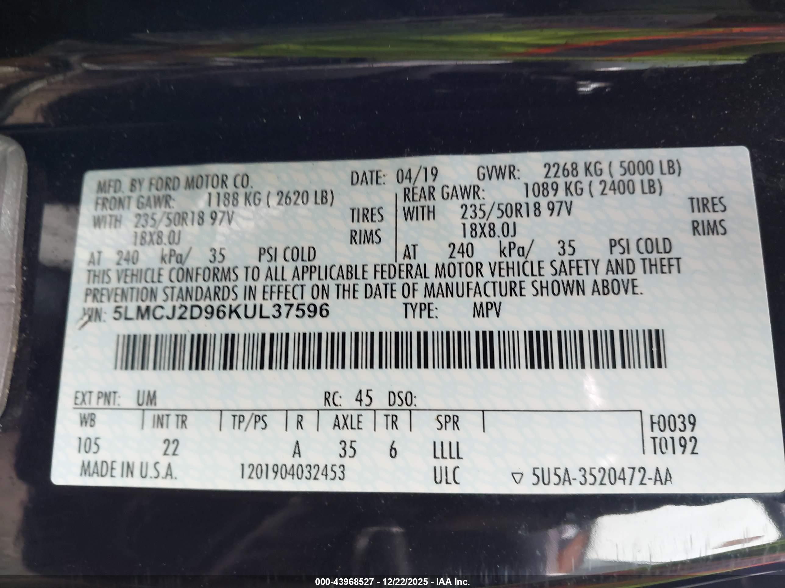 LINCOLN MKC image 9