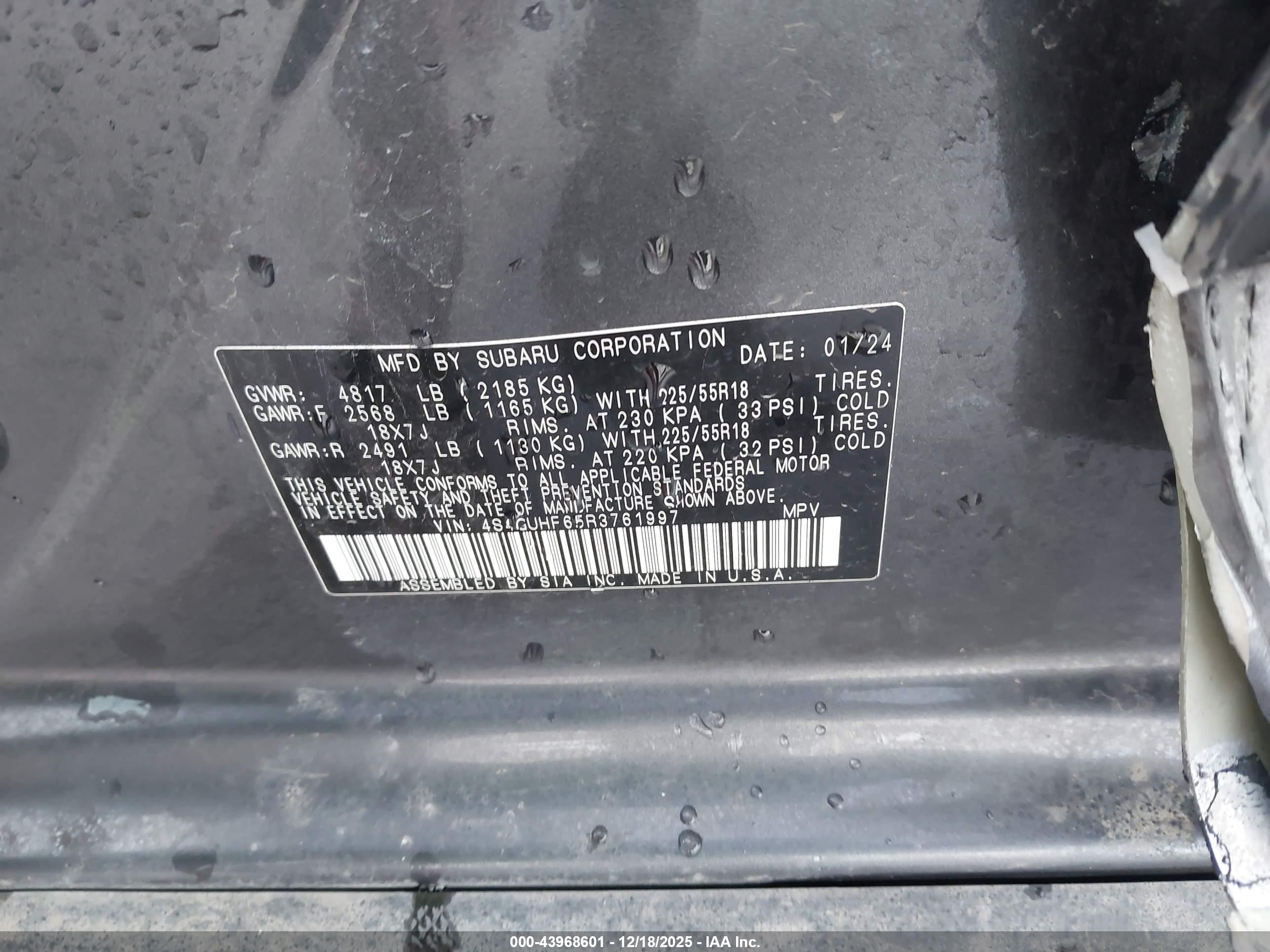 SUBARU CROSSTREK image 9