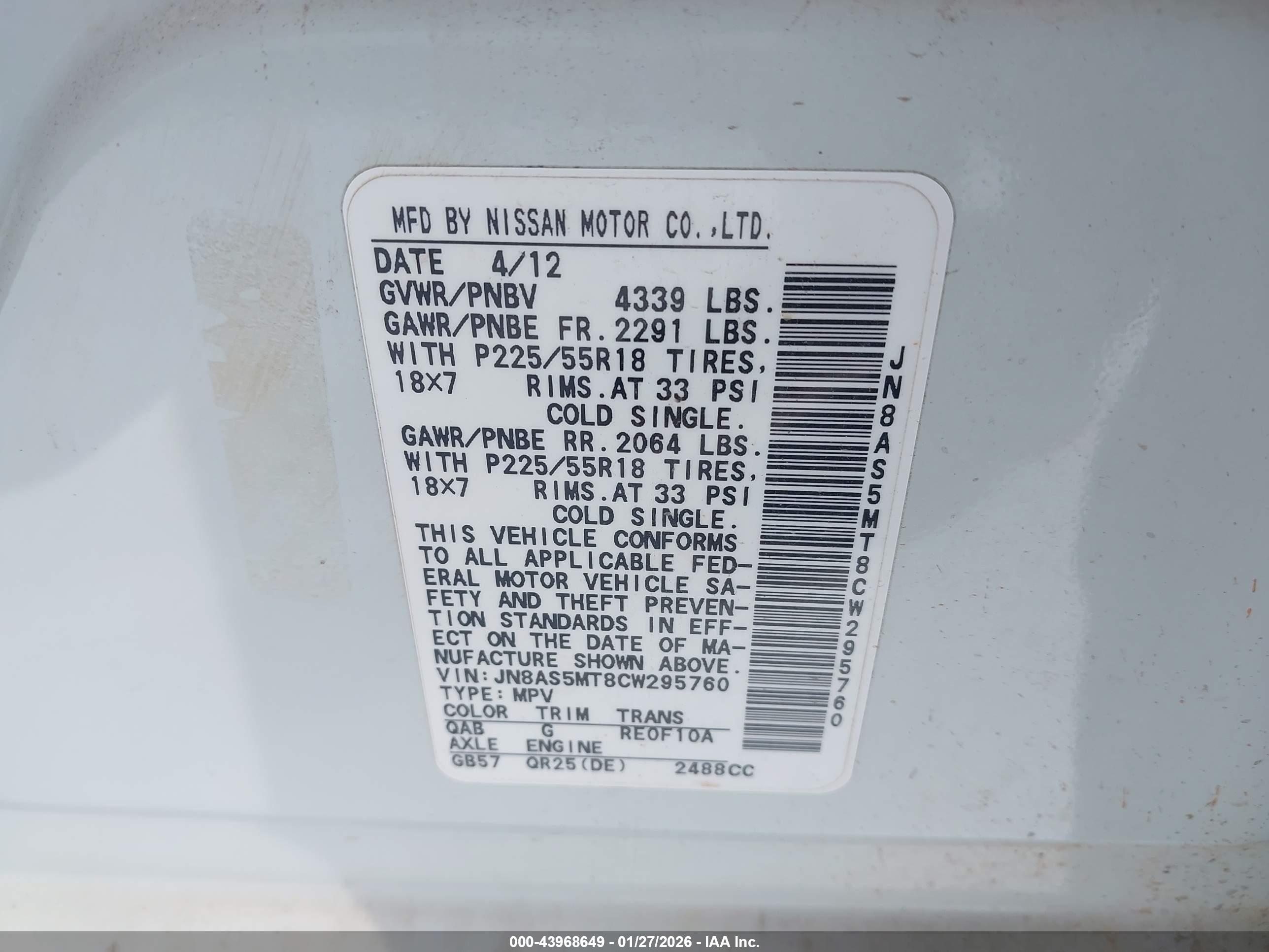 NISSAN ROGUE image 9