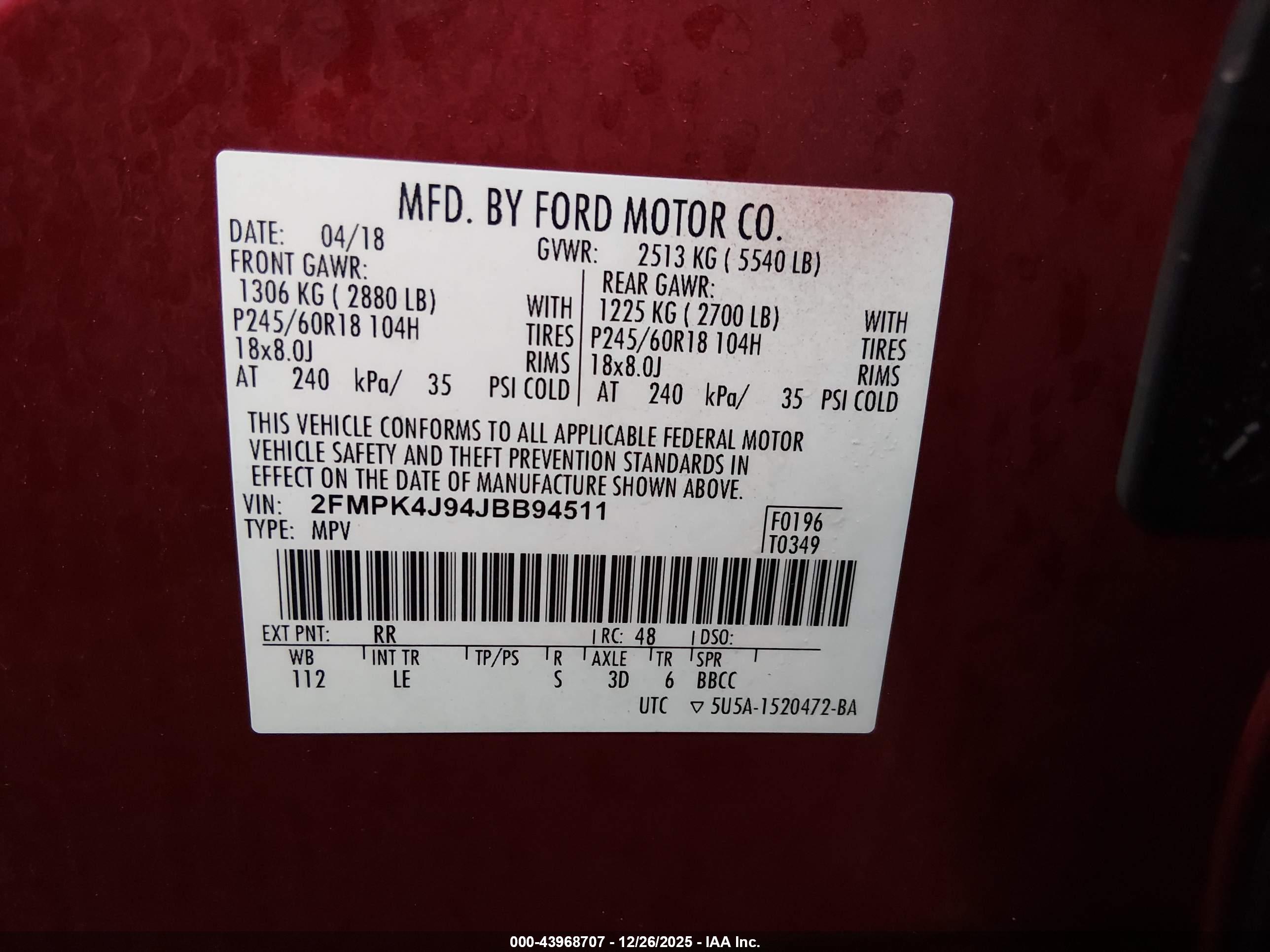 FORD EDGE image 9