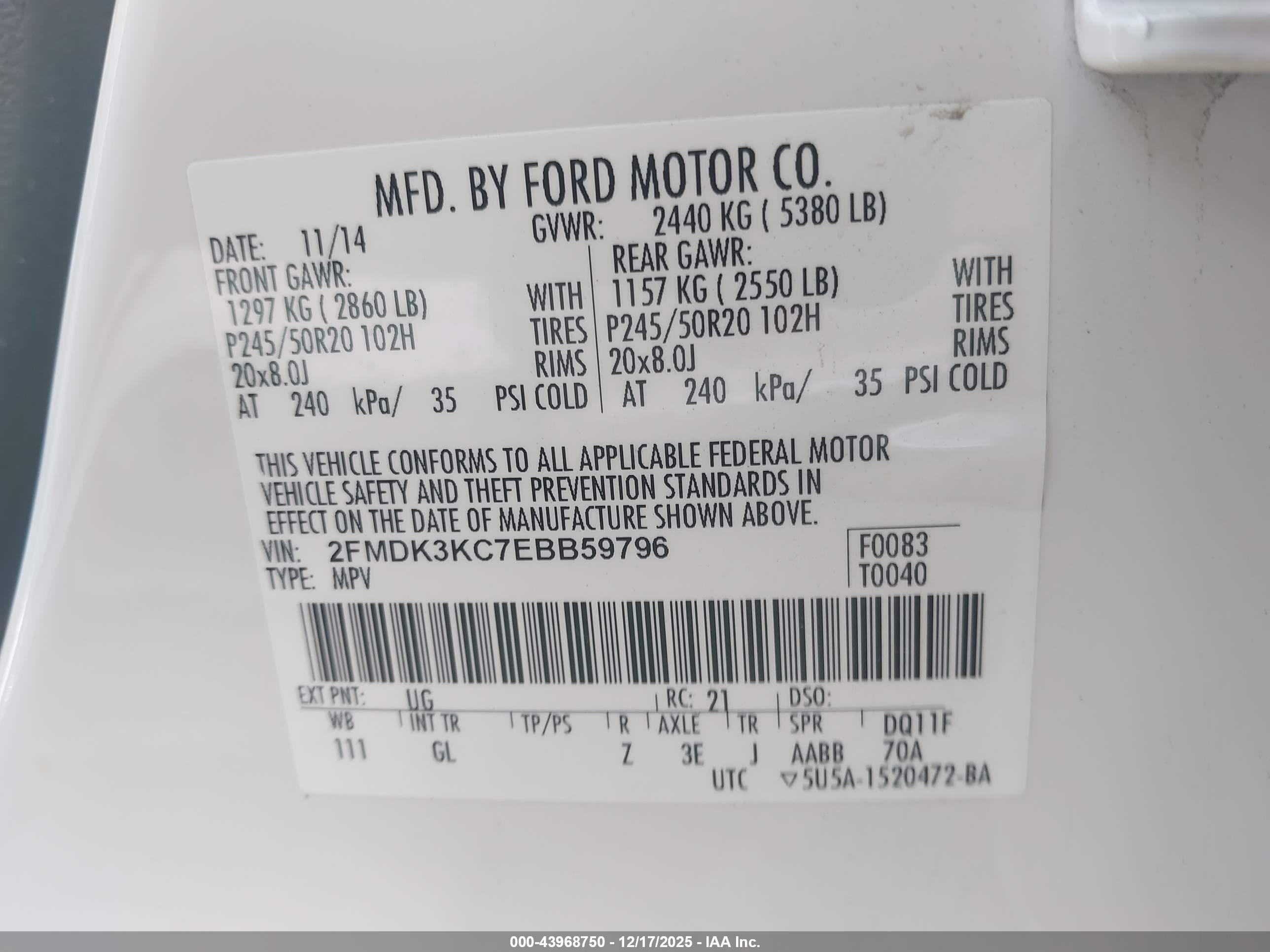 FORD EDGE image 9