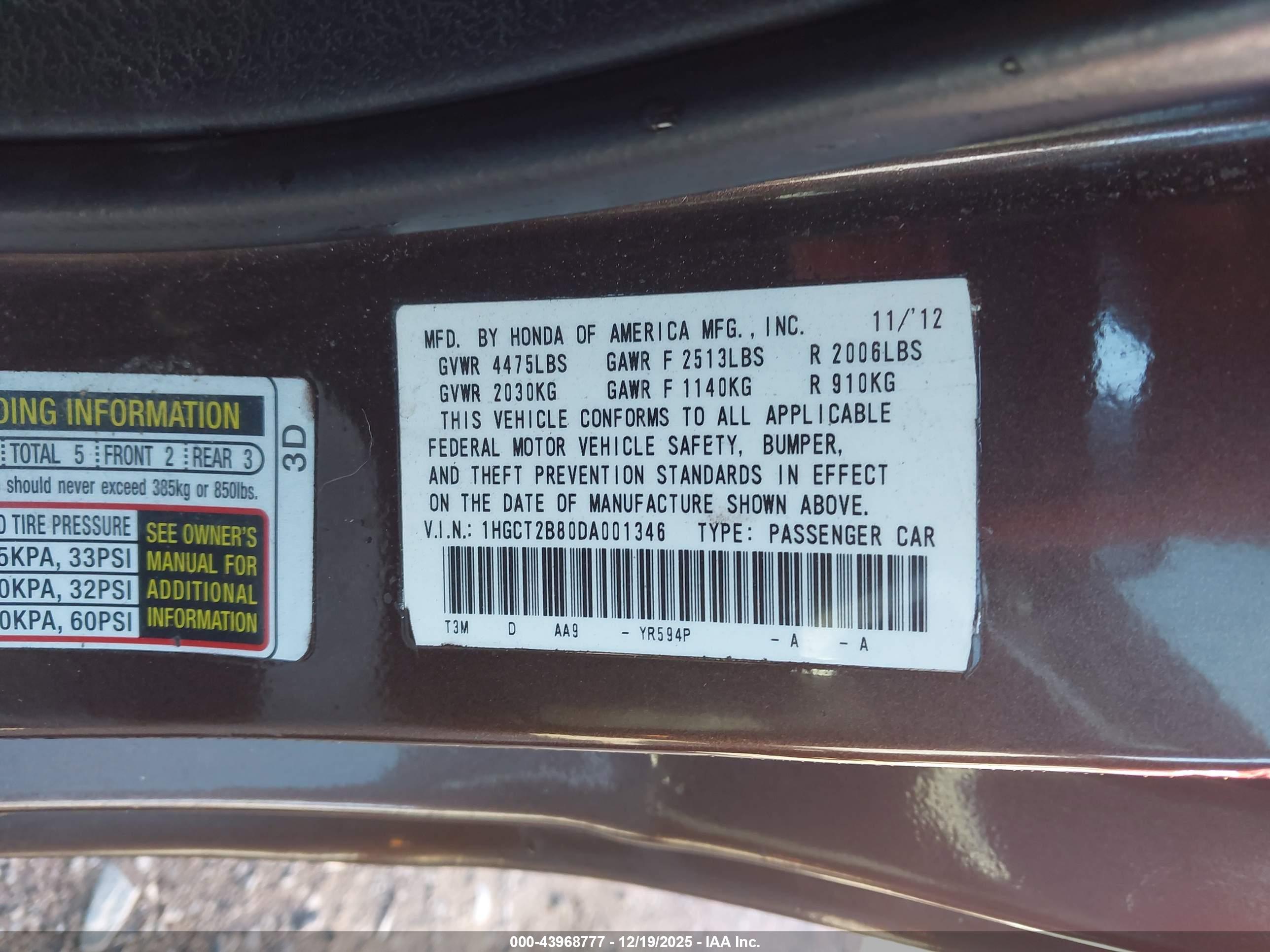 HONDA ACCORD image 9