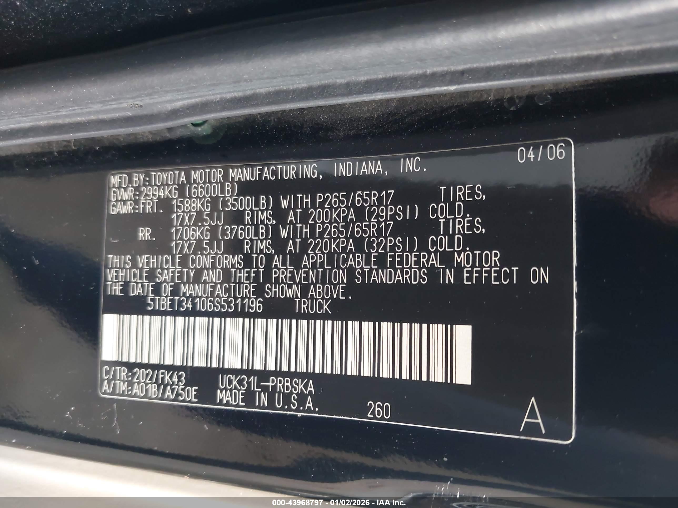 TOYOTA TUNDRA image 9
