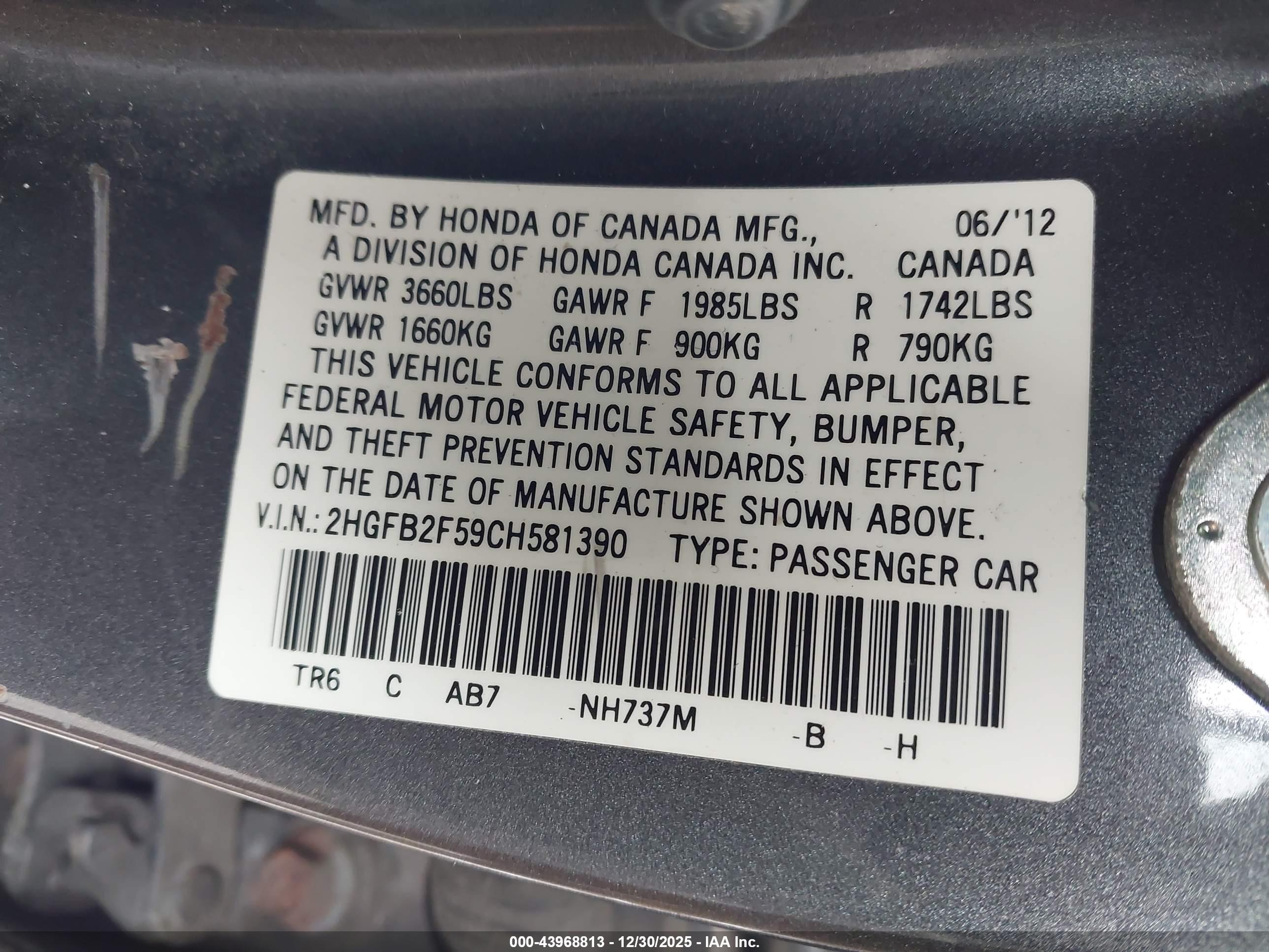HONDA CIVIC image 9