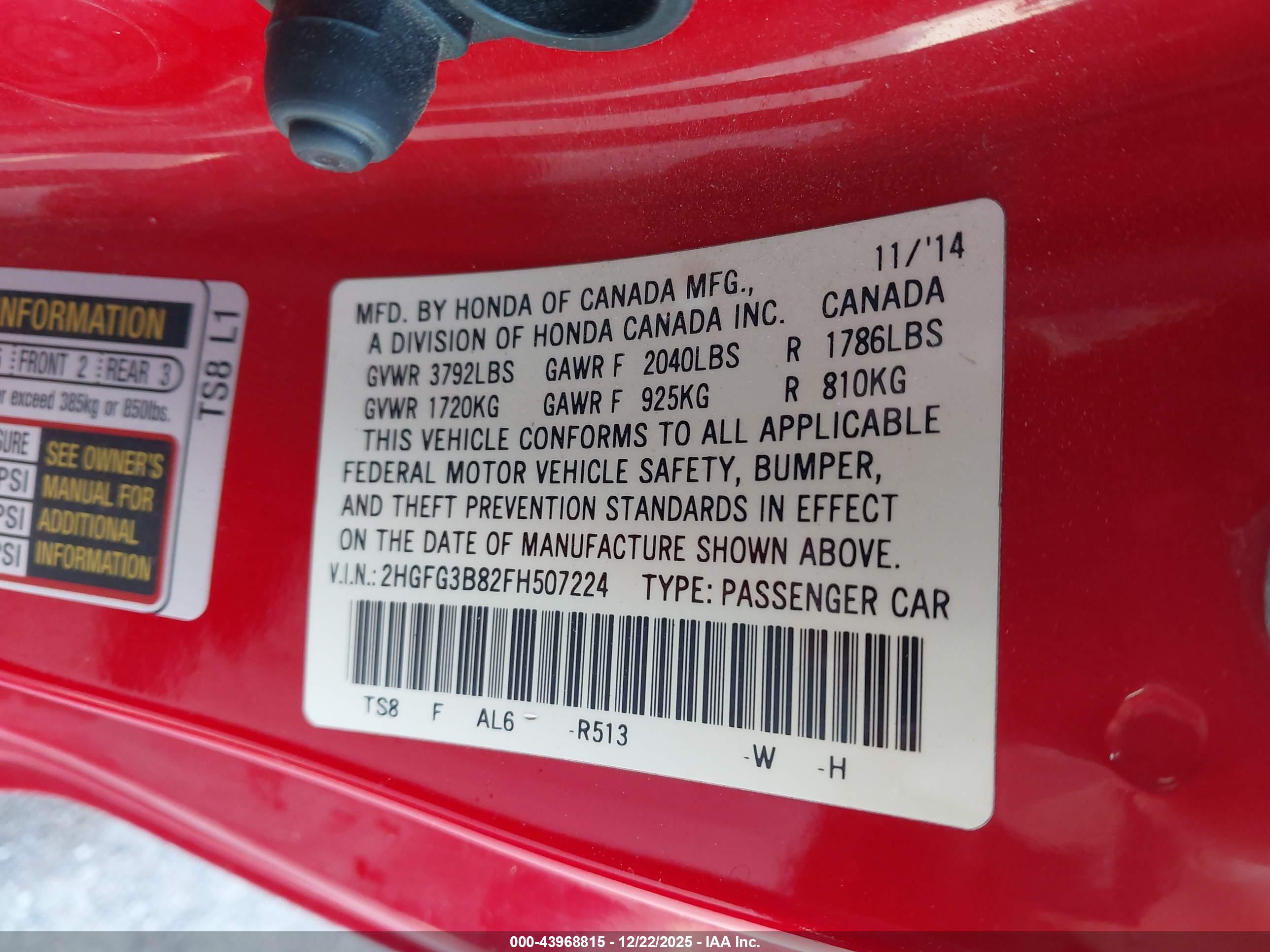 HONDA CIVIC image 9