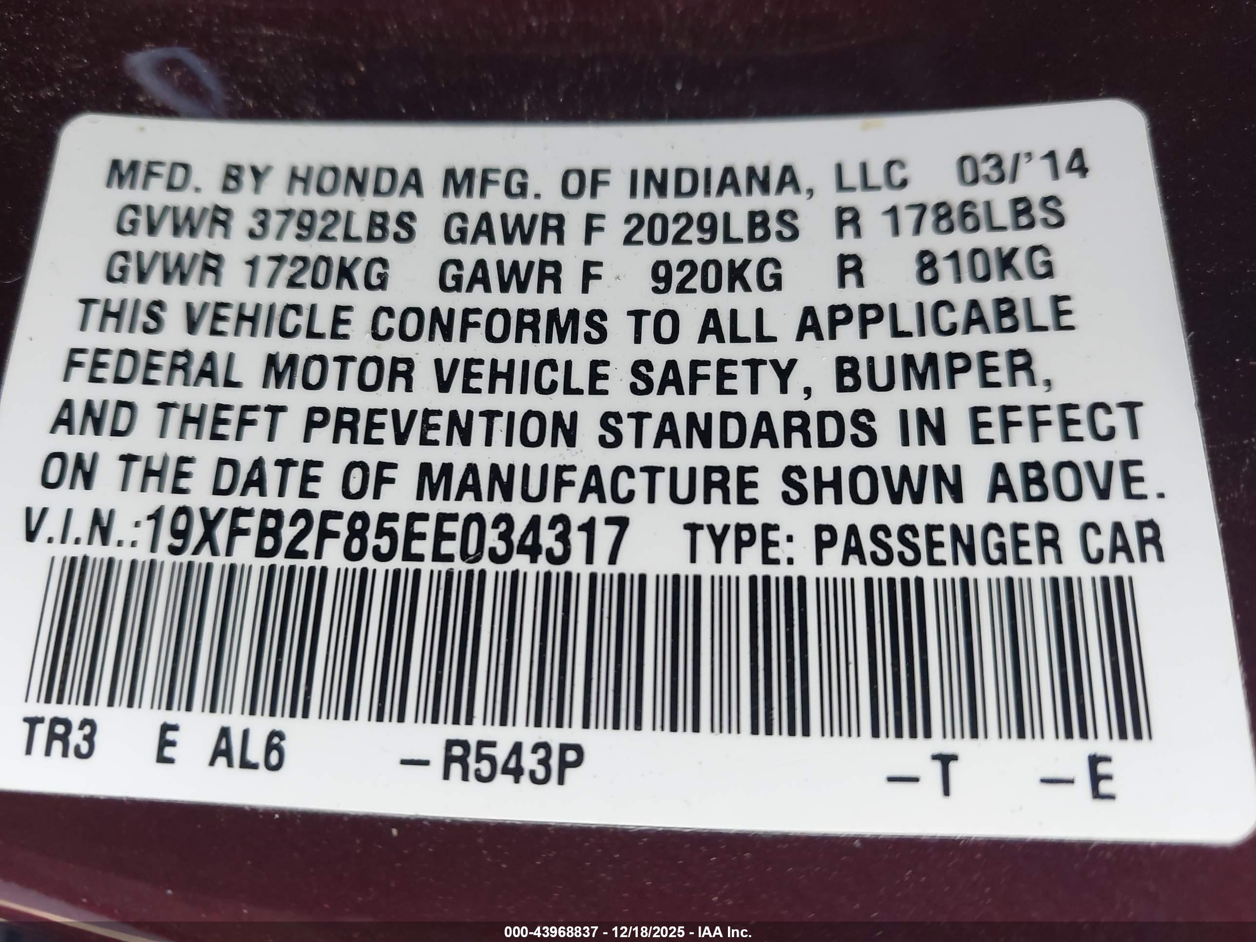 HONDA CIVIC image 9