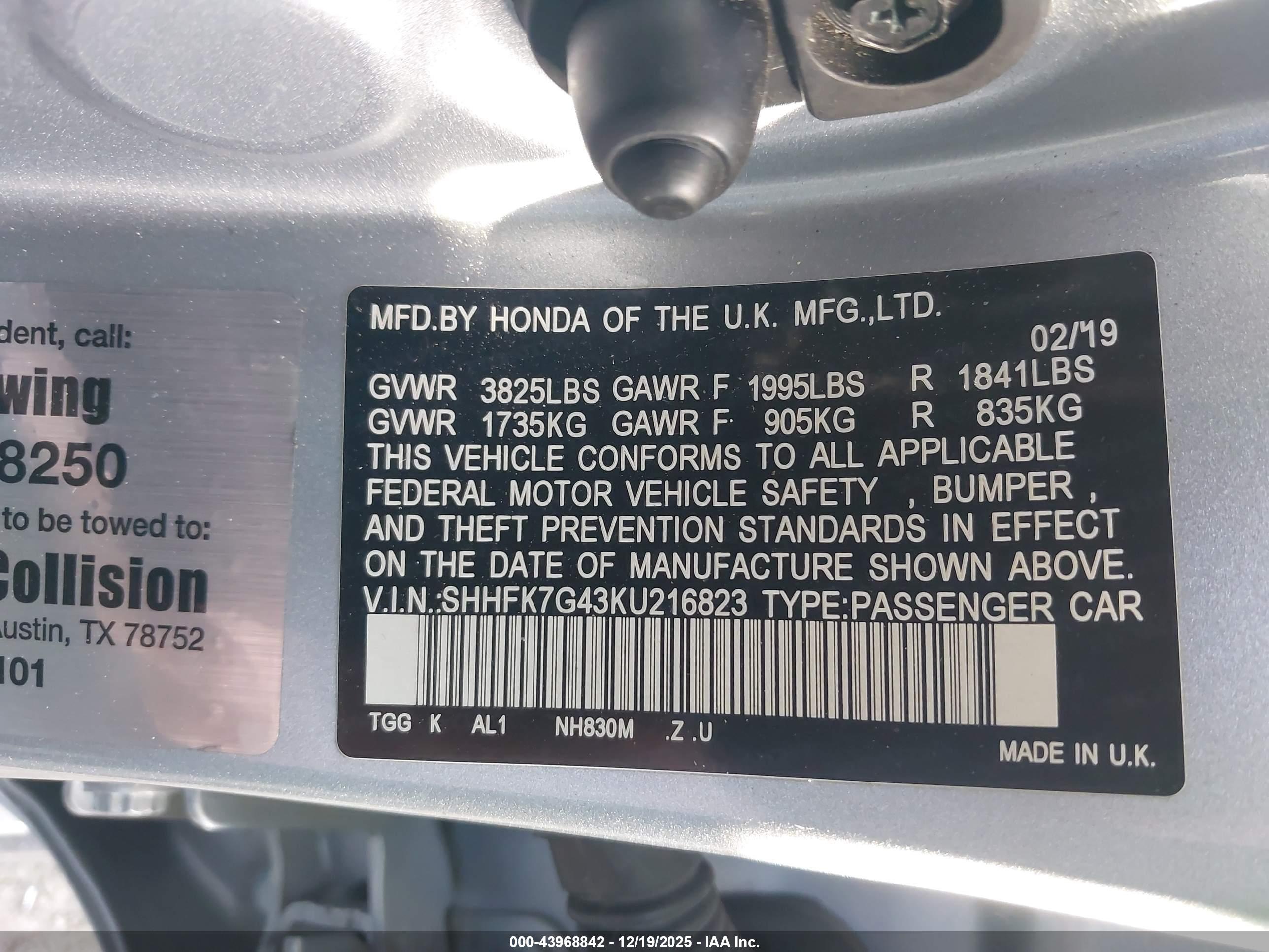 HONDA CIVIC image 9