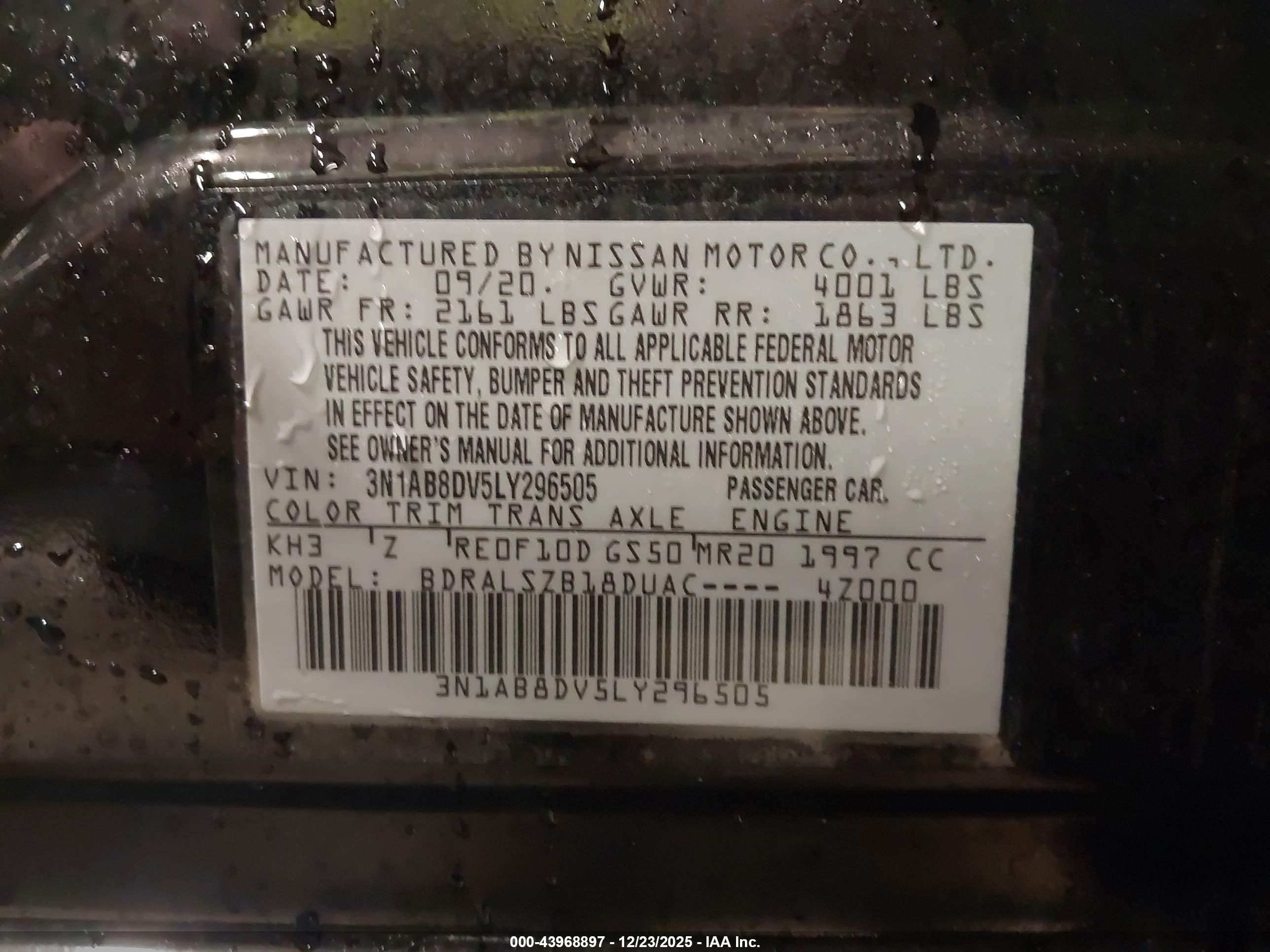 NISSAN SENTRA image 9