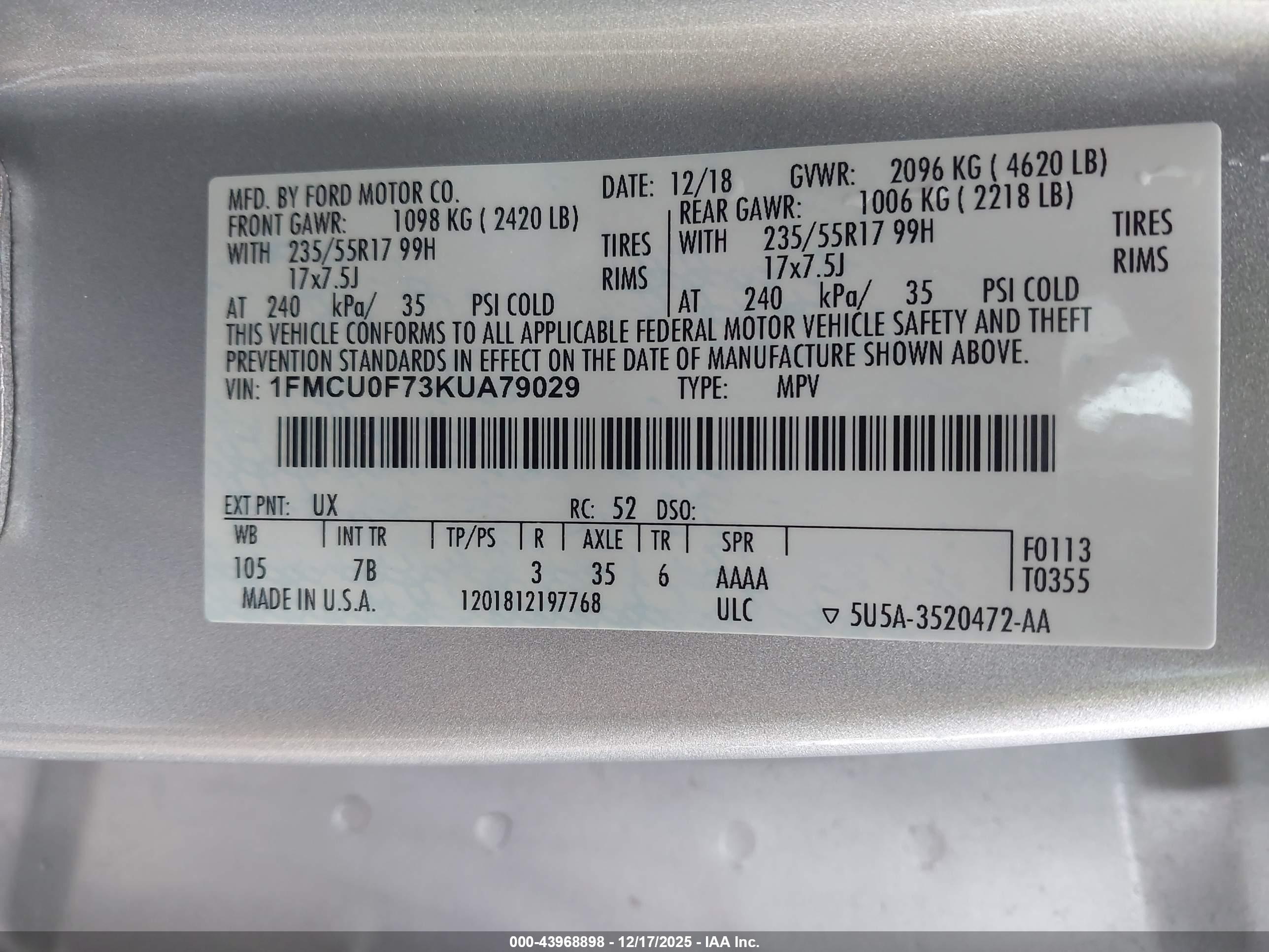 FORD ESCAPE image 9